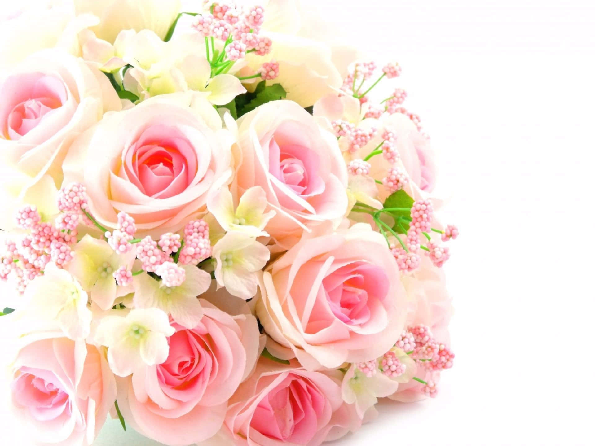 Rund rosebuket æstetiske billeder Wallpapers