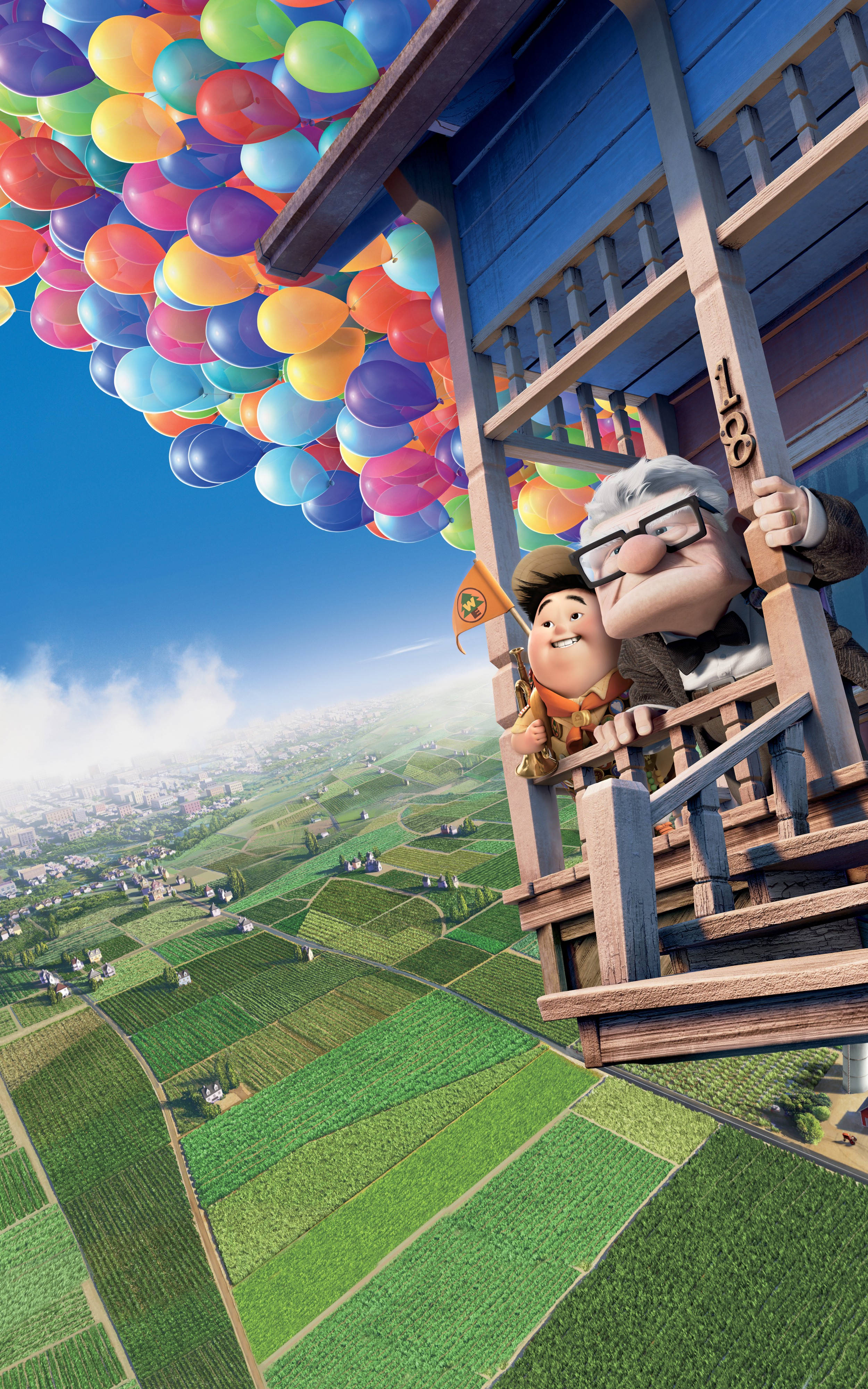 Russell og Carls Flyvende Hus Wallpapers