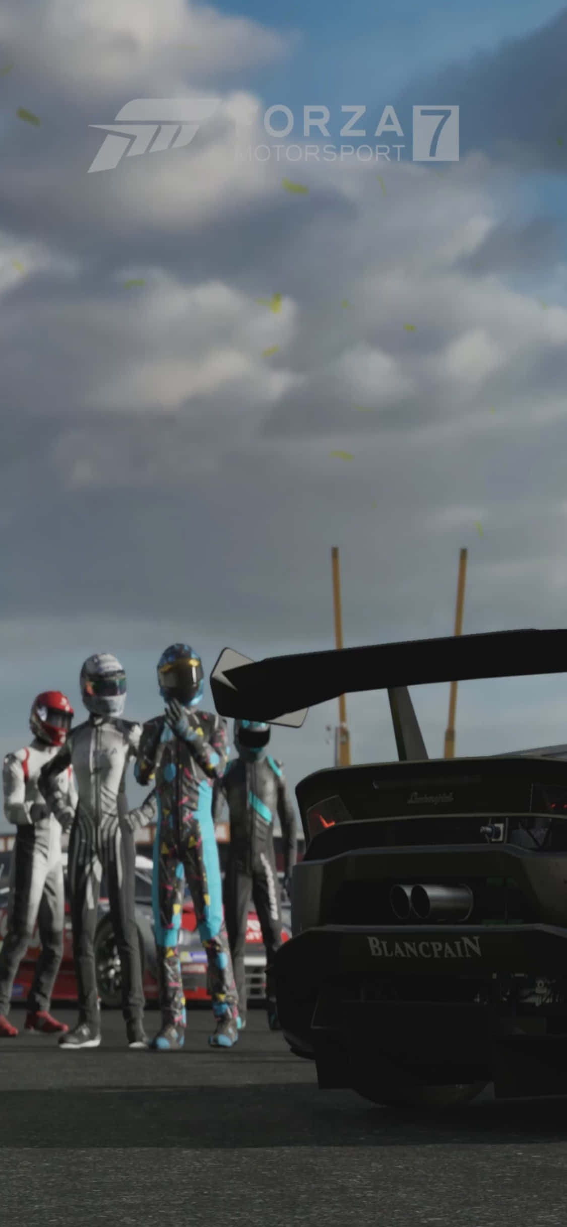 Rytter iPhone X Forza Motorsport 7 Baggrund Wallpapers