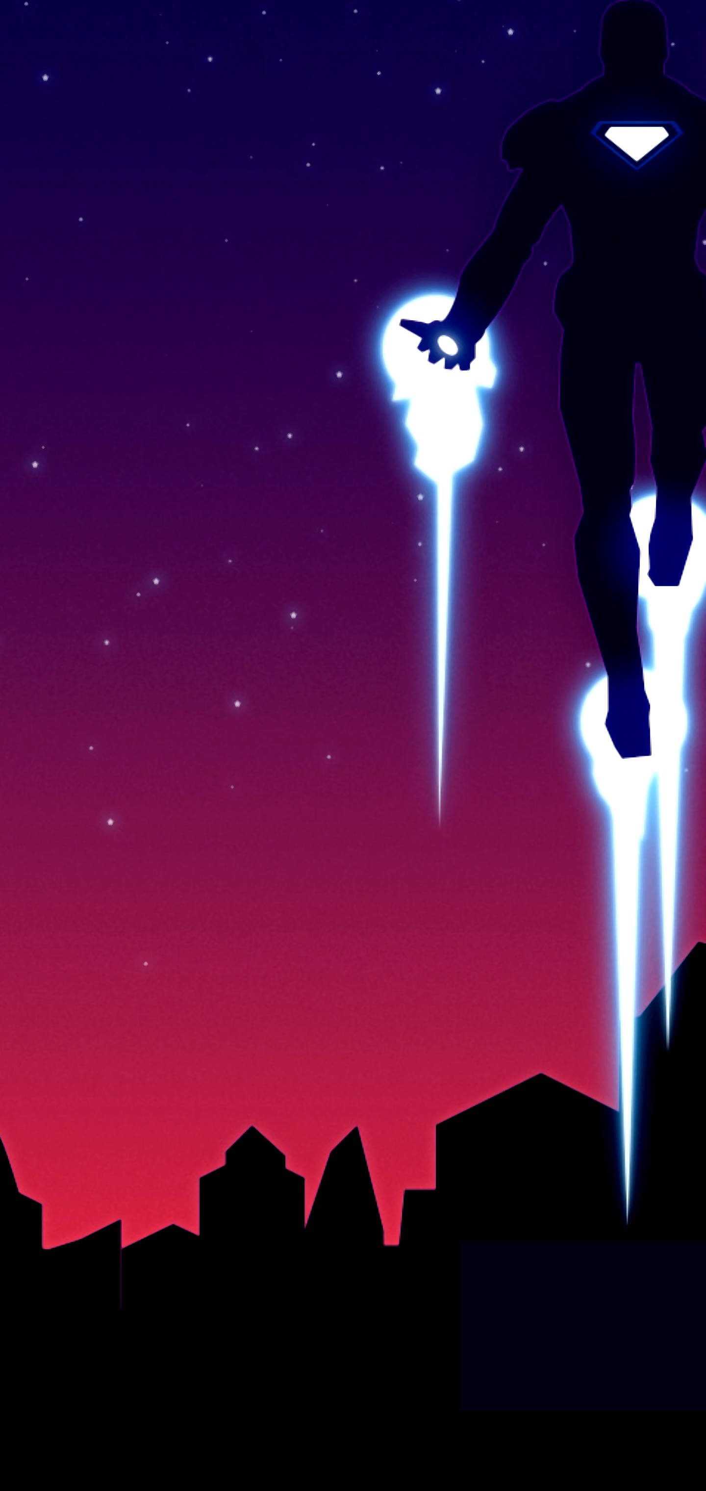 S10+ Ironman silhuet Wallpapers