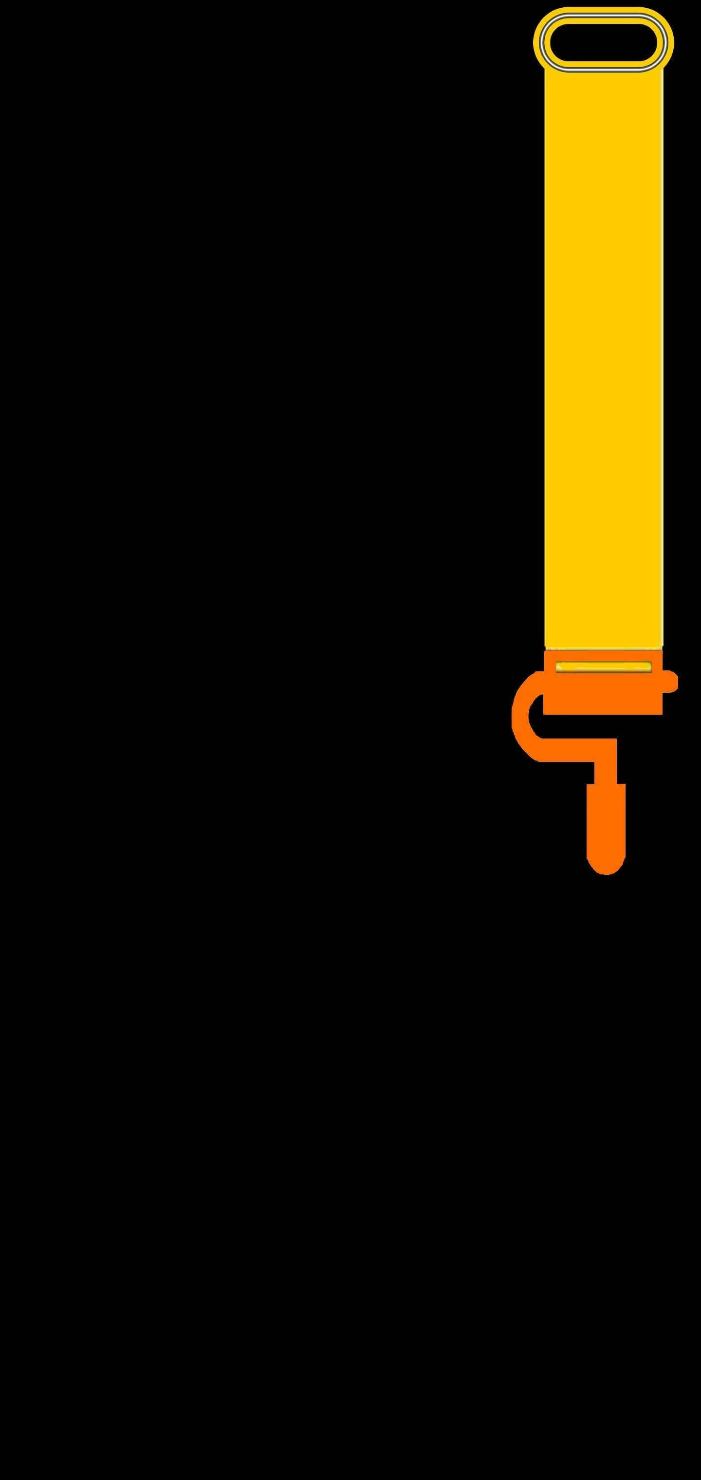 S10+ Minimalistisk Gul Maling Wallpapers