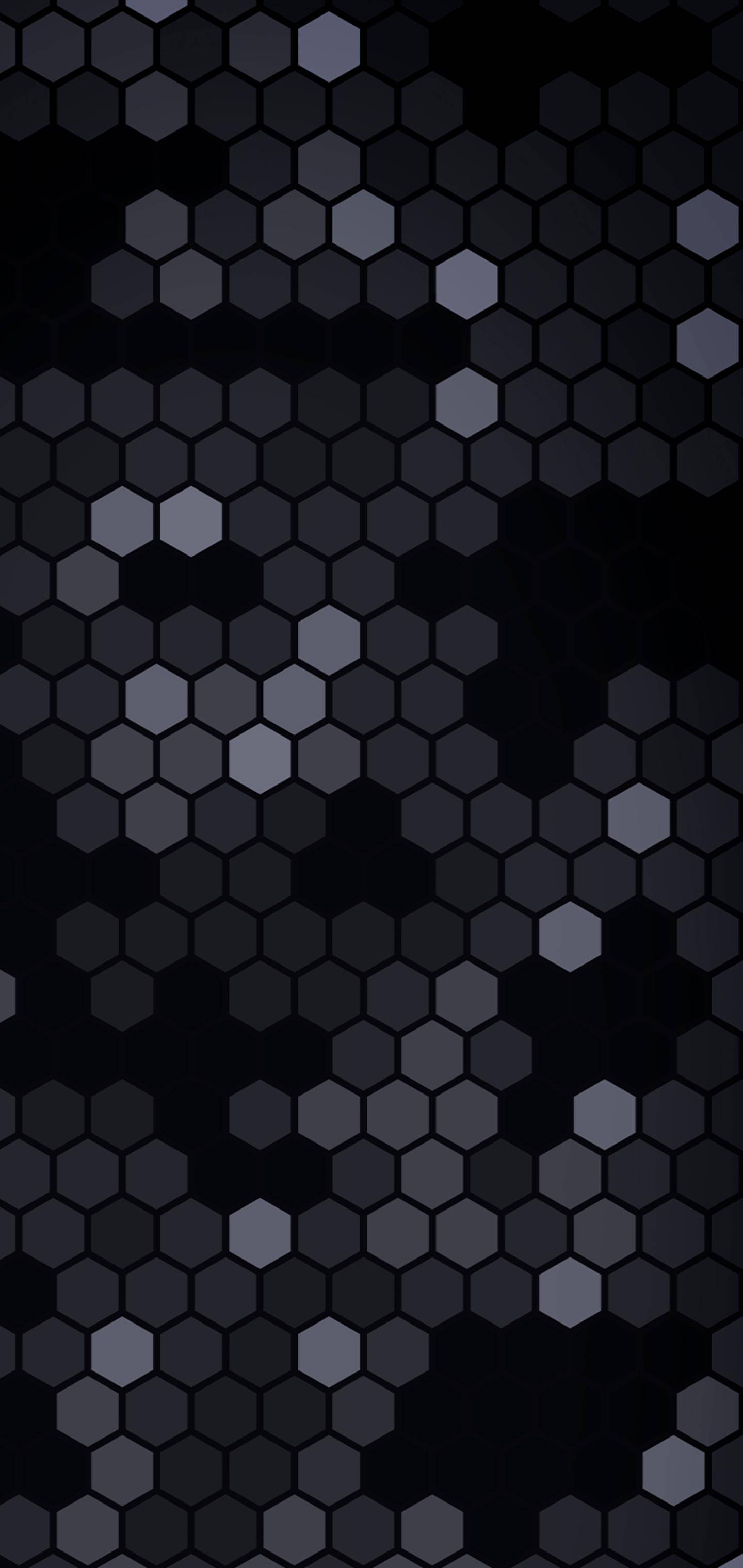S10+ Sekskant Sort Abstrakt Wallpapers