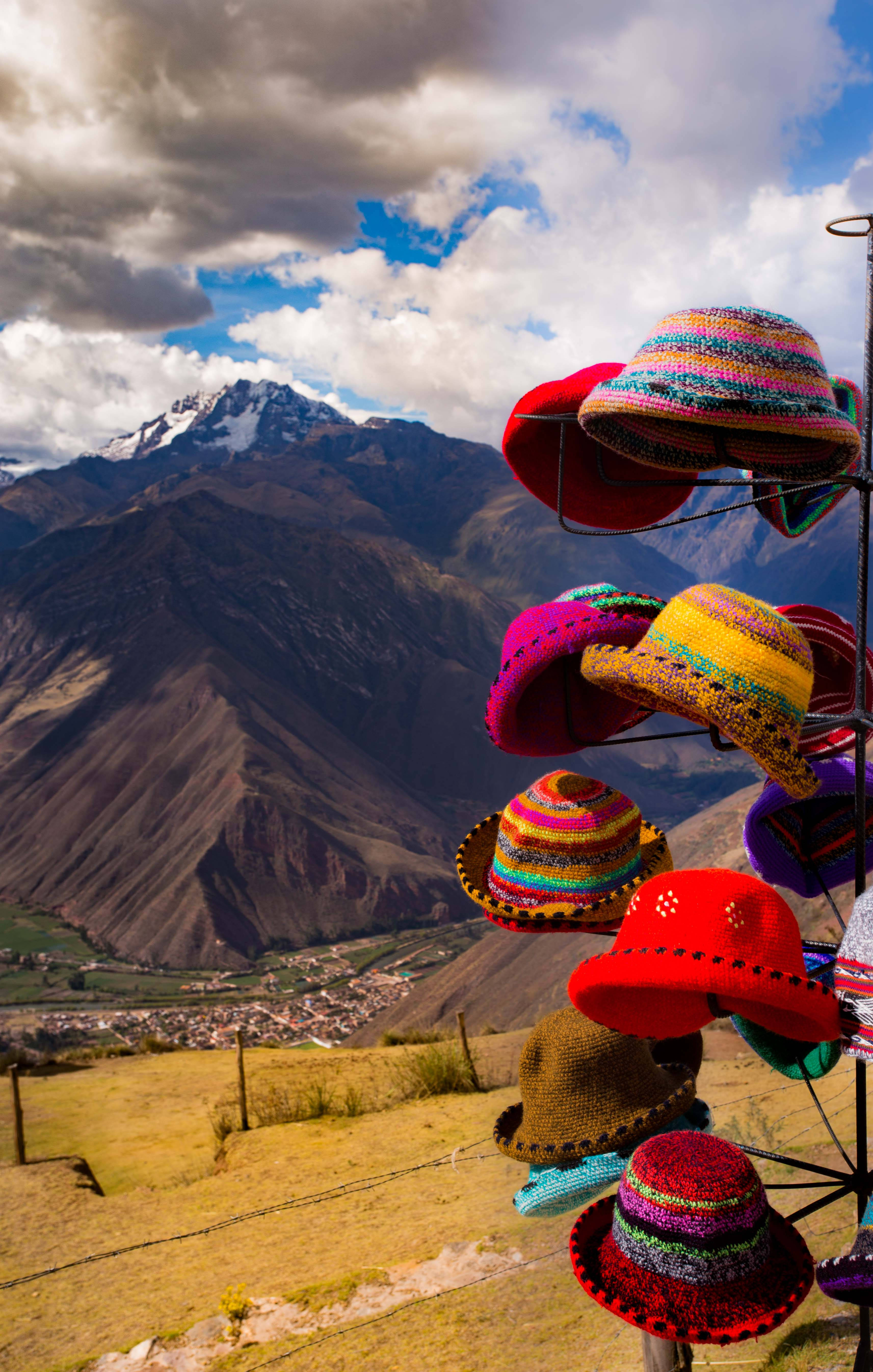 Sacred Valley Hat Souvenirs Cusco Peru Wallpapers