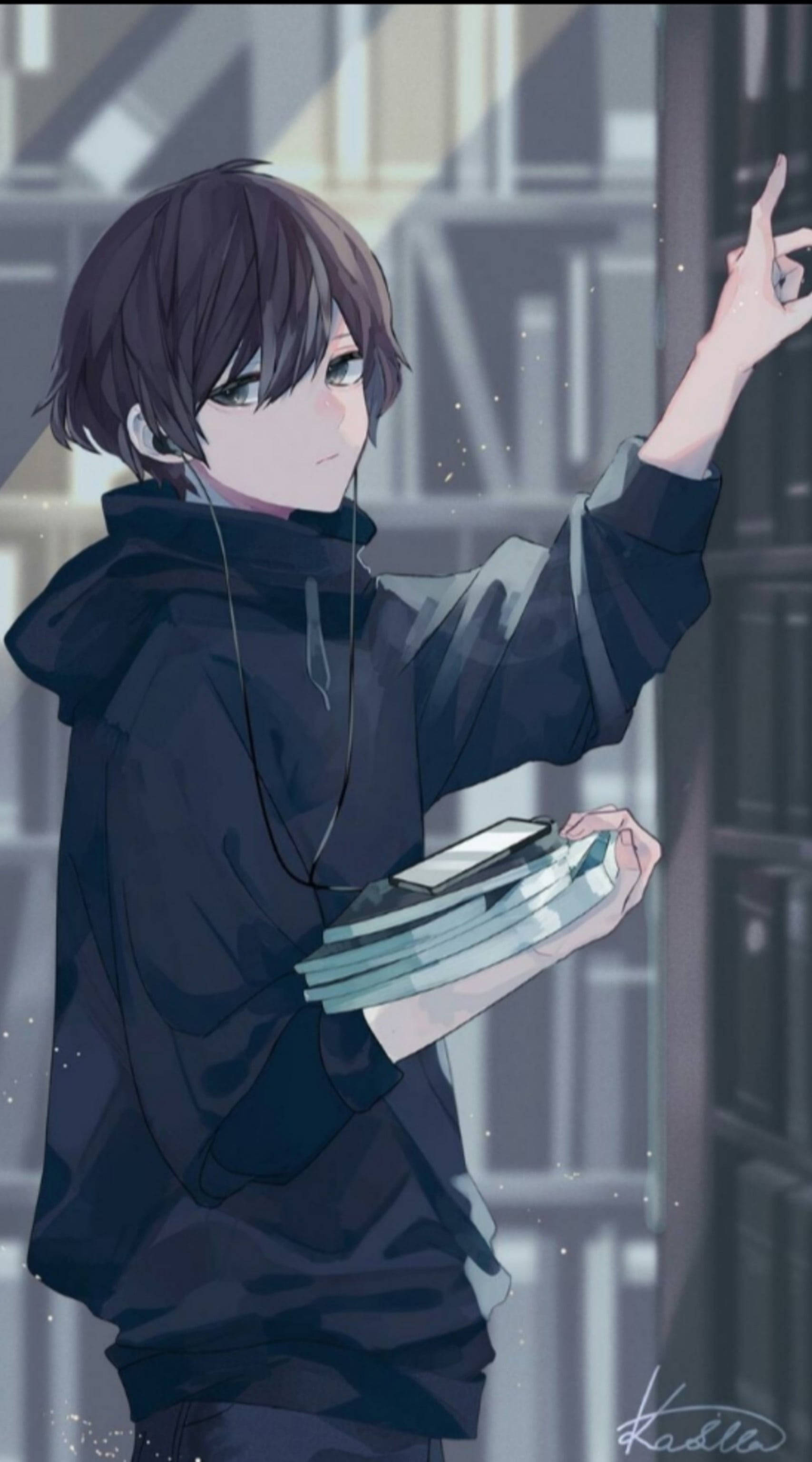 Særlig Izumi Miyamura trist dreng bøger kunst Wallpapers