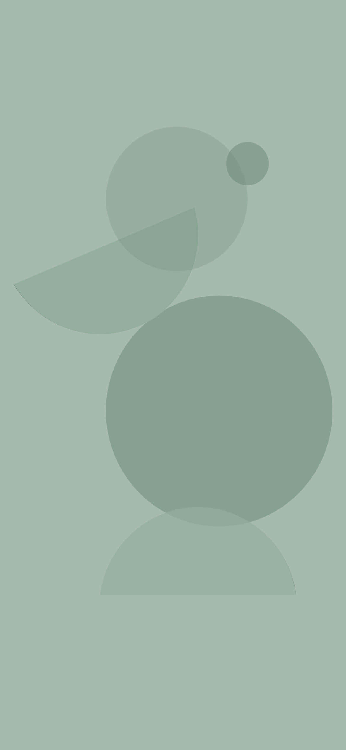 Sage æstetisk cirkel og halvcirkel Wallpapers