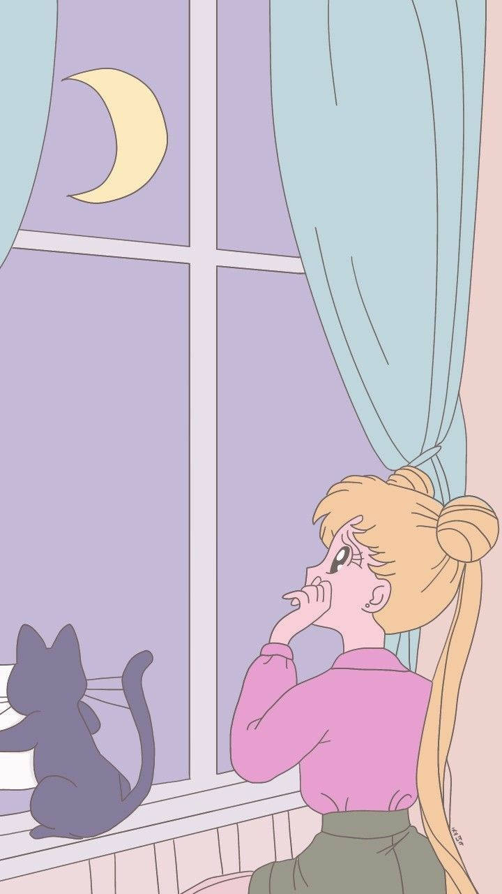 Sailor Moon blød æstetik Wallpapers