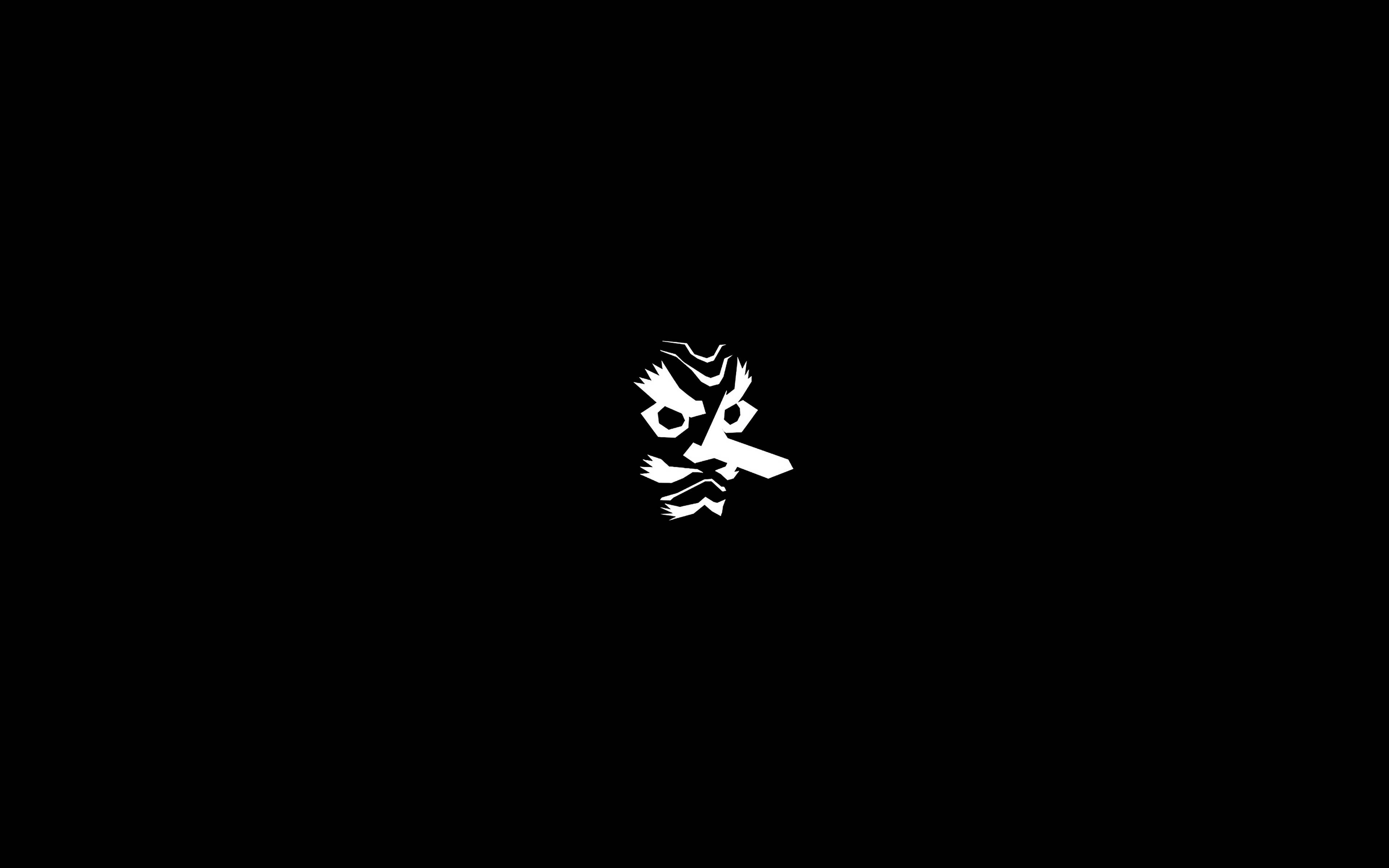 Sakonji hvid dæmonjæger maske Wallpapers