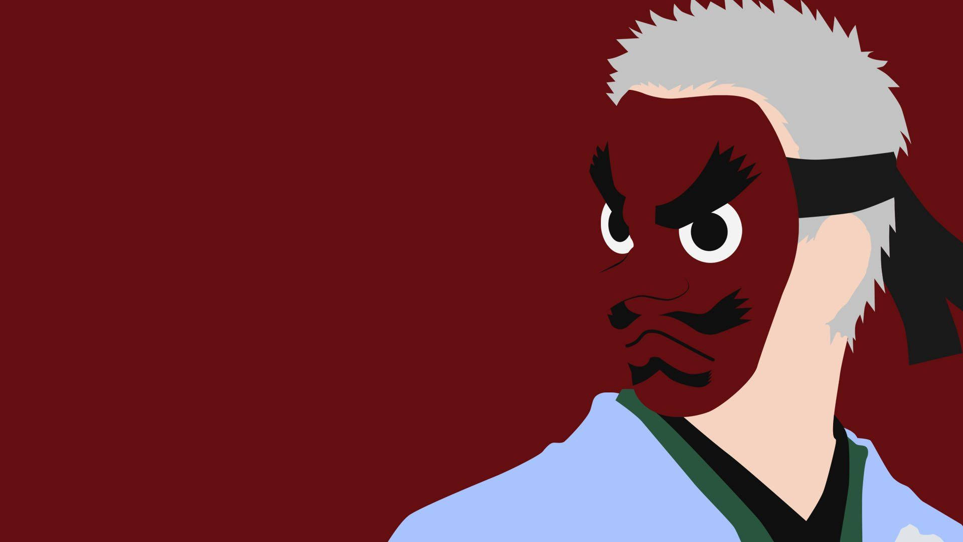 Sakonjis røde dæmonjæger-maske Wallpapers