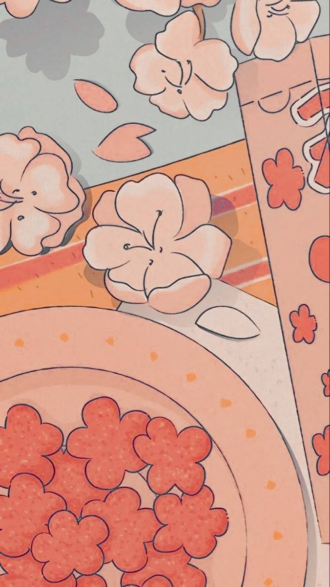 Sakura-blomster blød æstetik Wallpapers