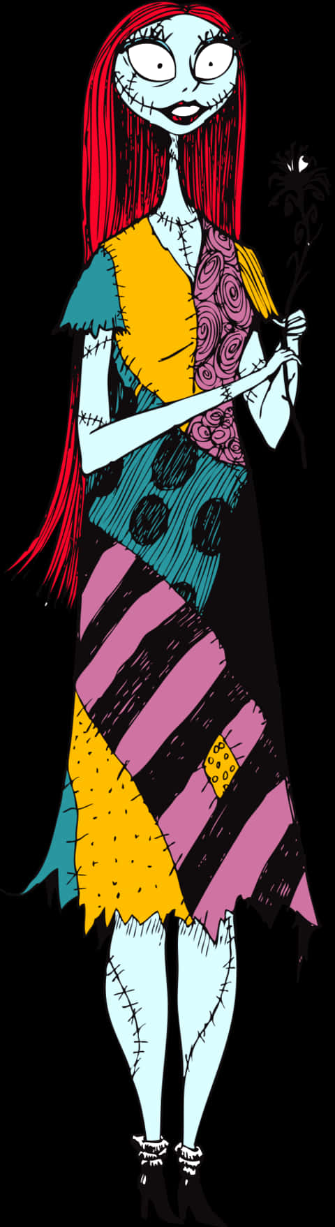 Sally fra Nightmare Before Christmas kunst Wallpapers