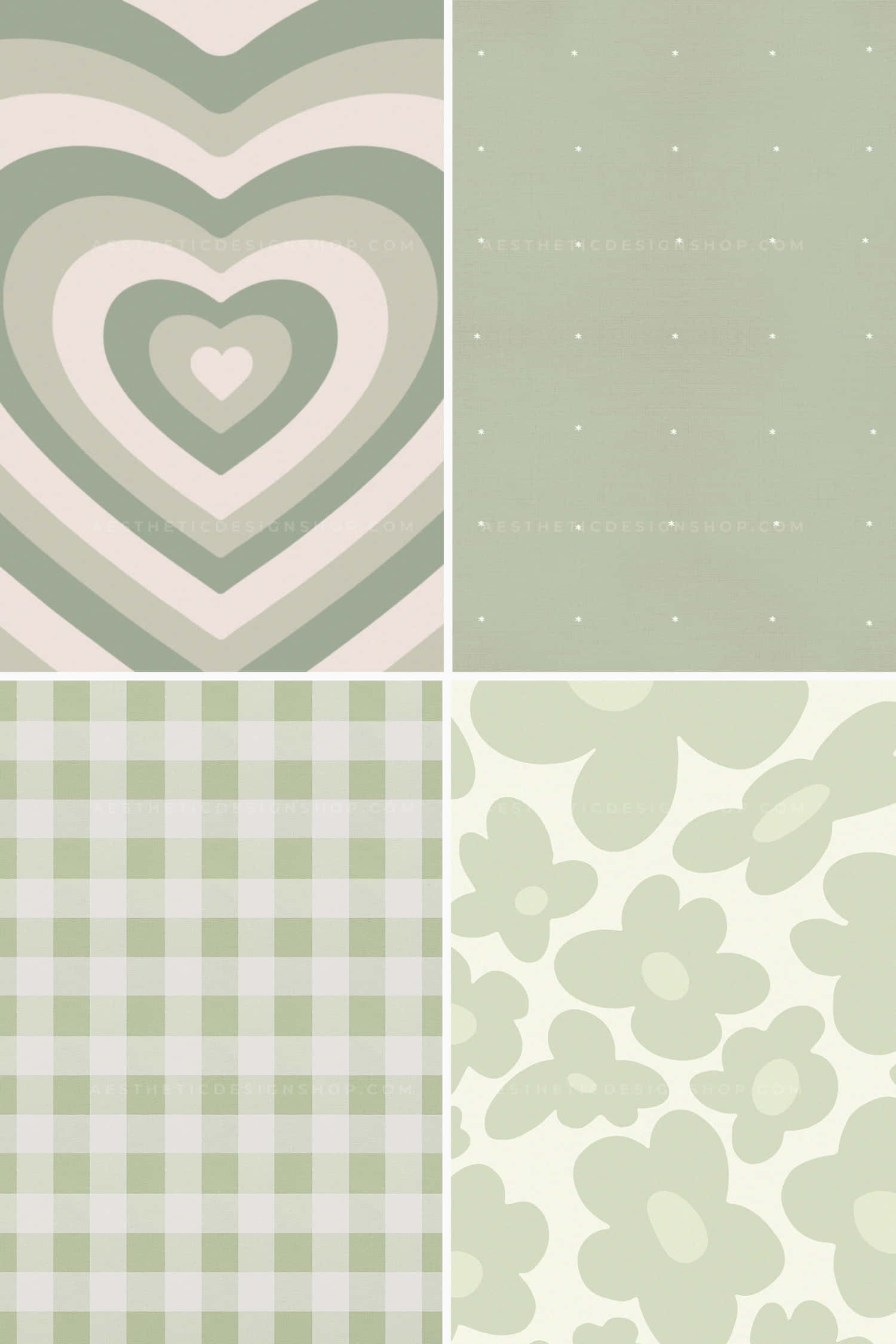 Salvieæstetik i mønsterdesign Wallpapers