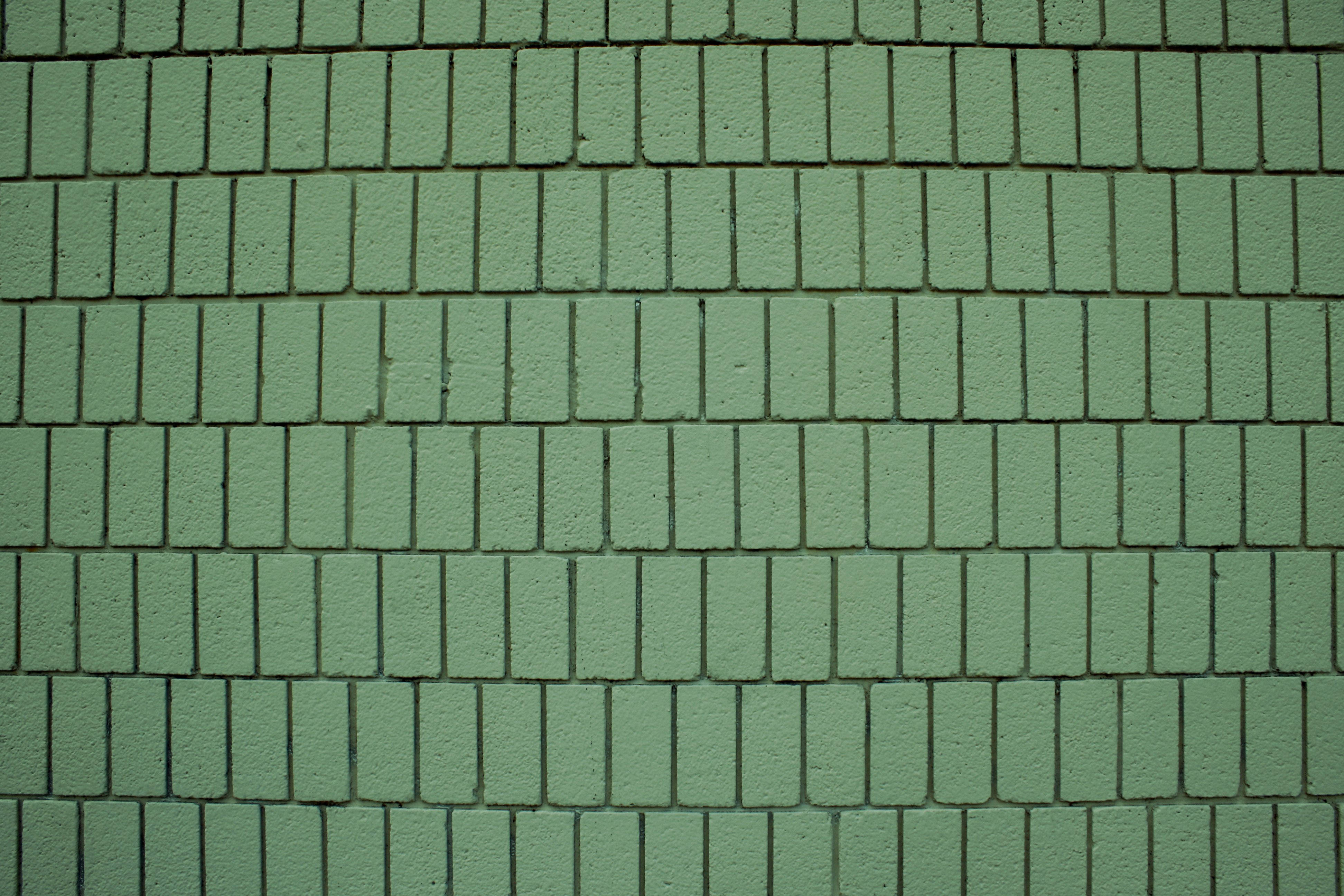Salviegrøn æstetisk mursten Wallpapers