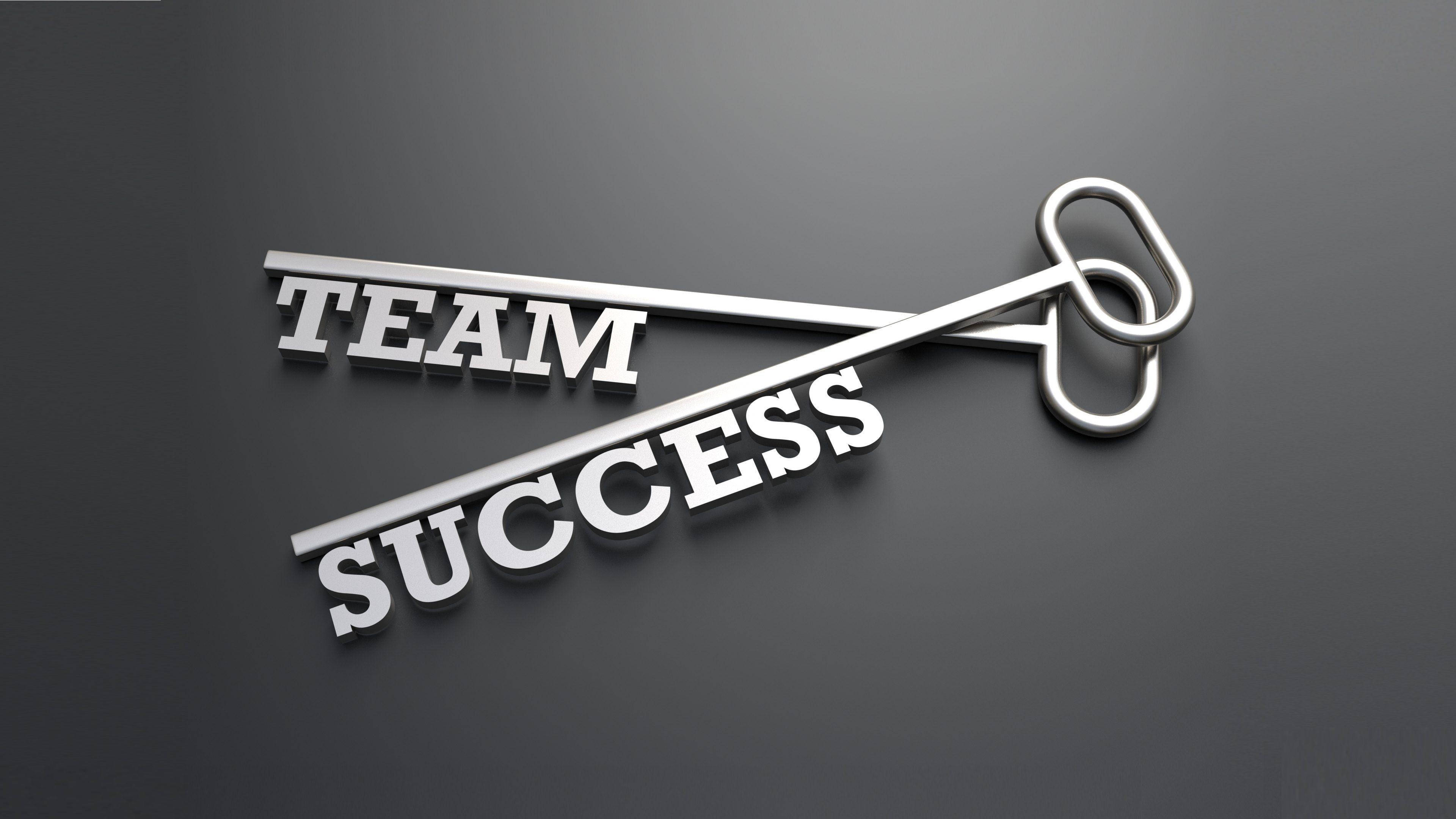 Samarbejde for succes – teamwork-koncept Wallpapers