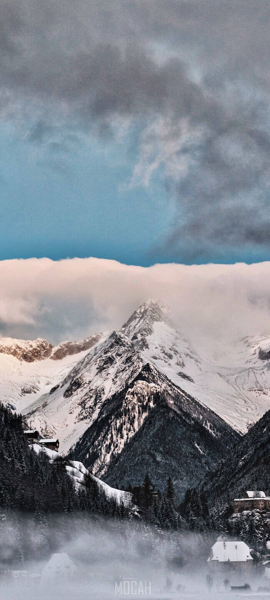 Samsung A71 bjergtop Wallpapers