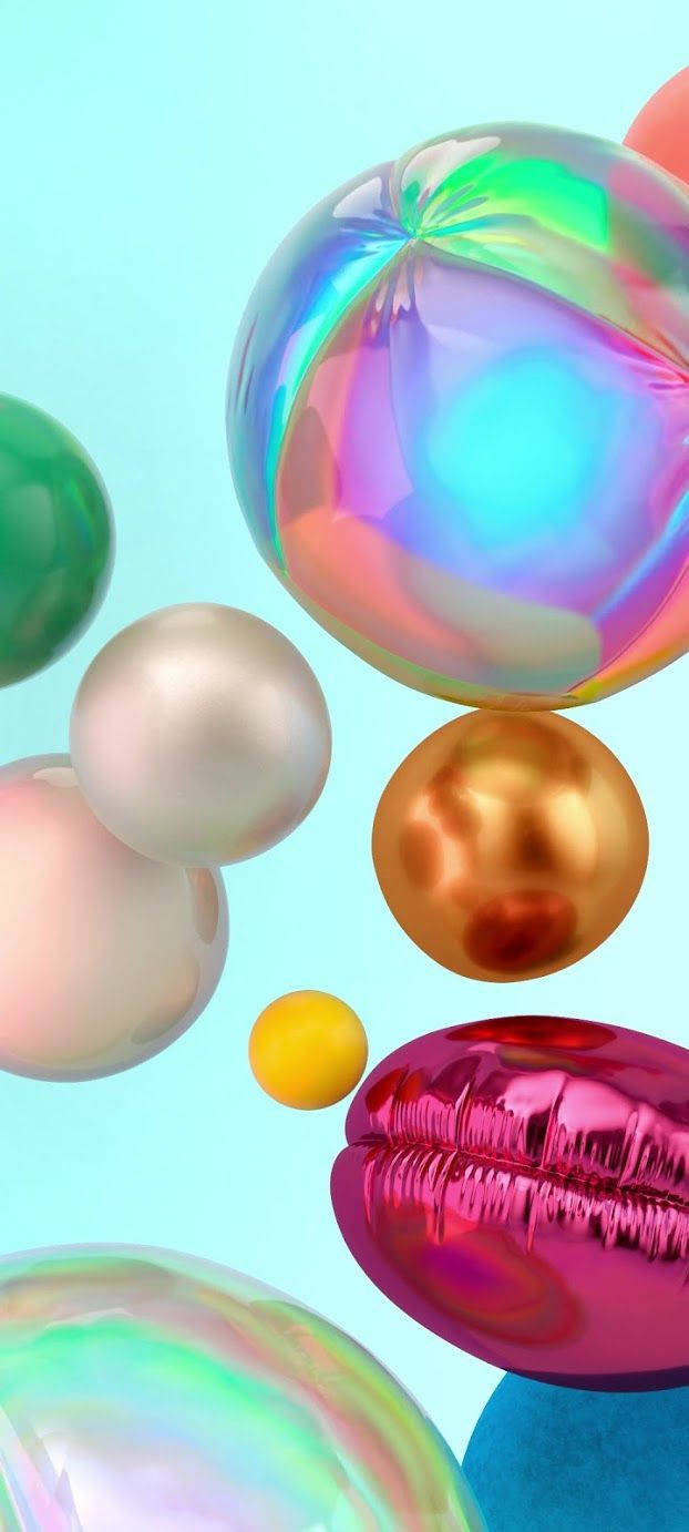 Samsung A71 skinnende balloner Wallpapers