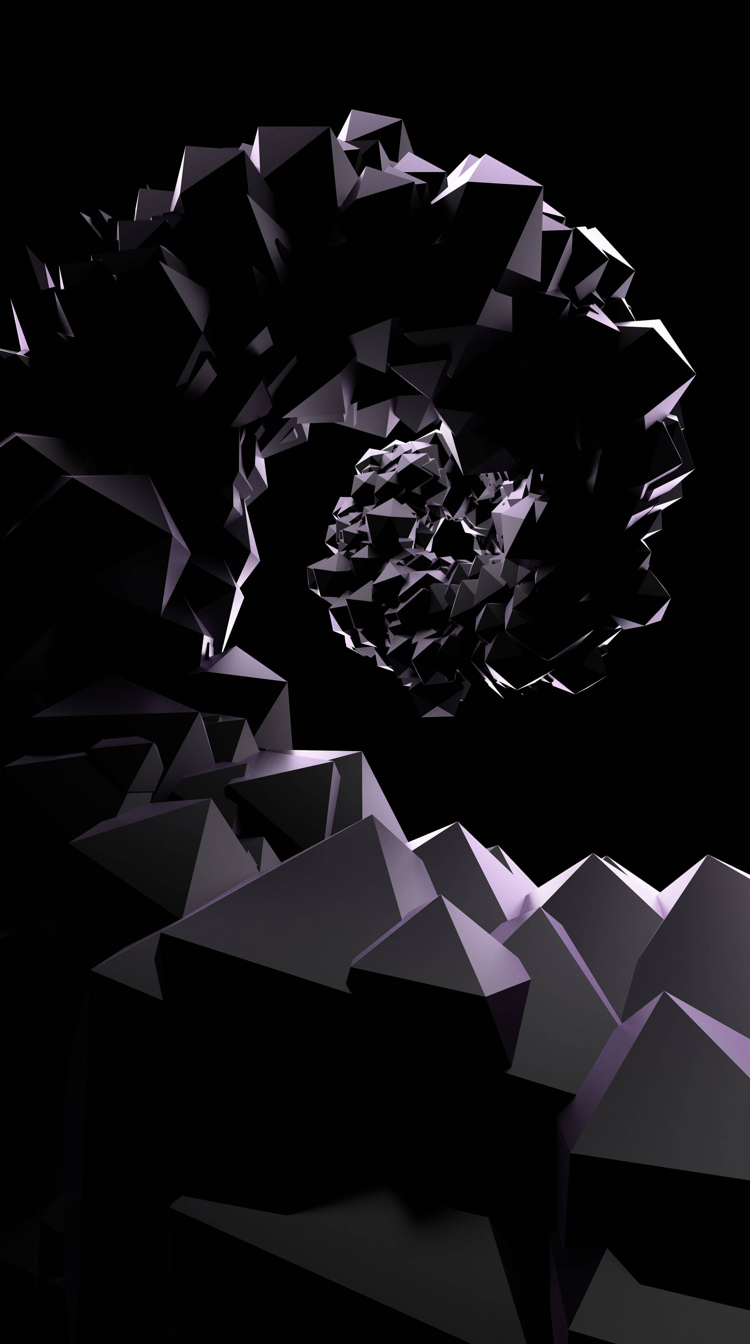 Samsung Galaxy S22 Spiral Trekanter Wallpapers