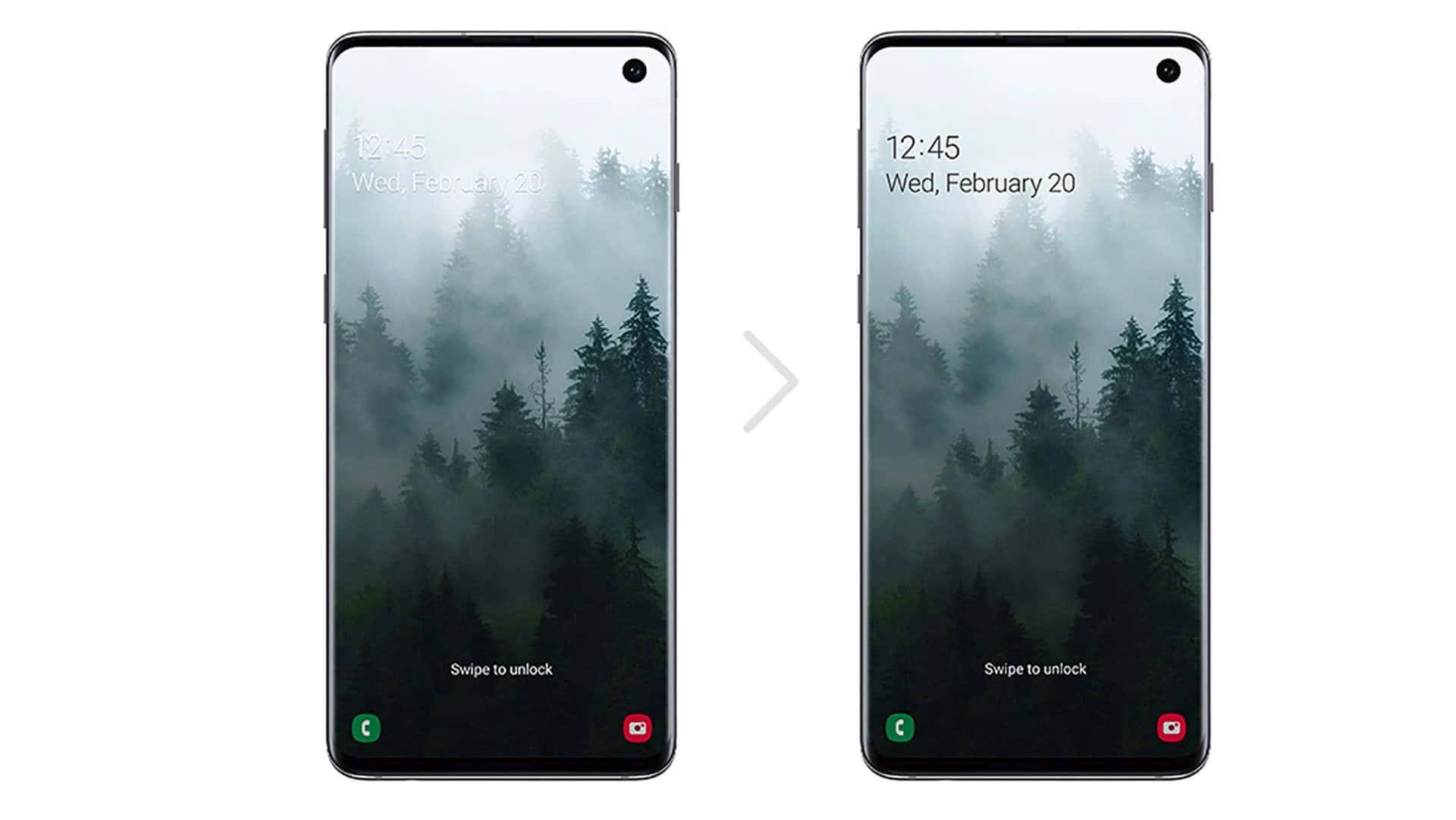 Samsung Galaxy S10's mest revolutionerende funktioner i ét billede. Wallpapers