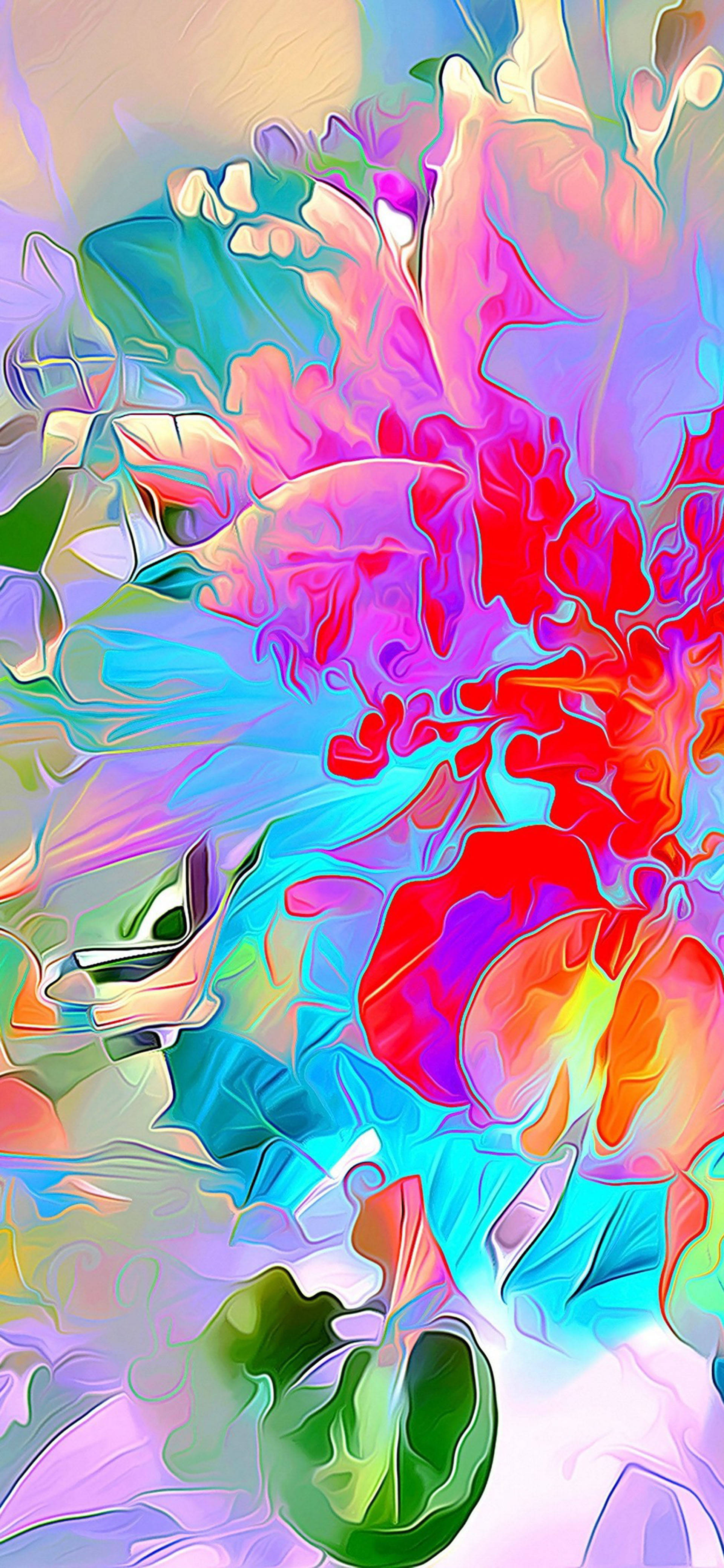 Samsung Galaxy S22 Blomstermosaik Wallpapers