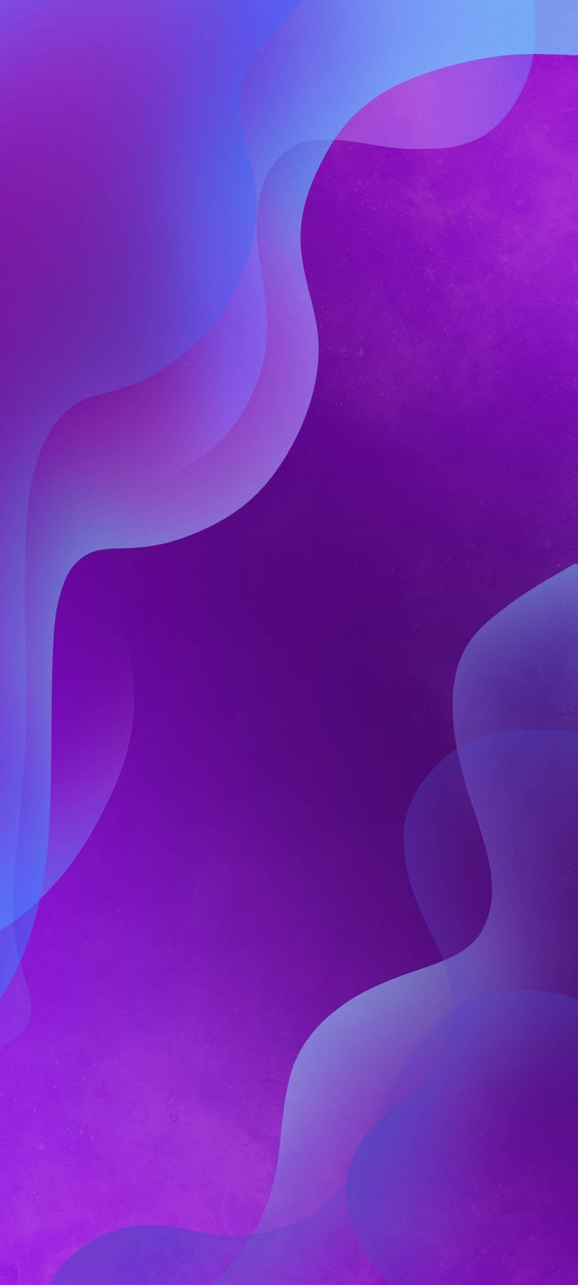 Samsung Galaxy S22 i levende violette bølger Wallpapers