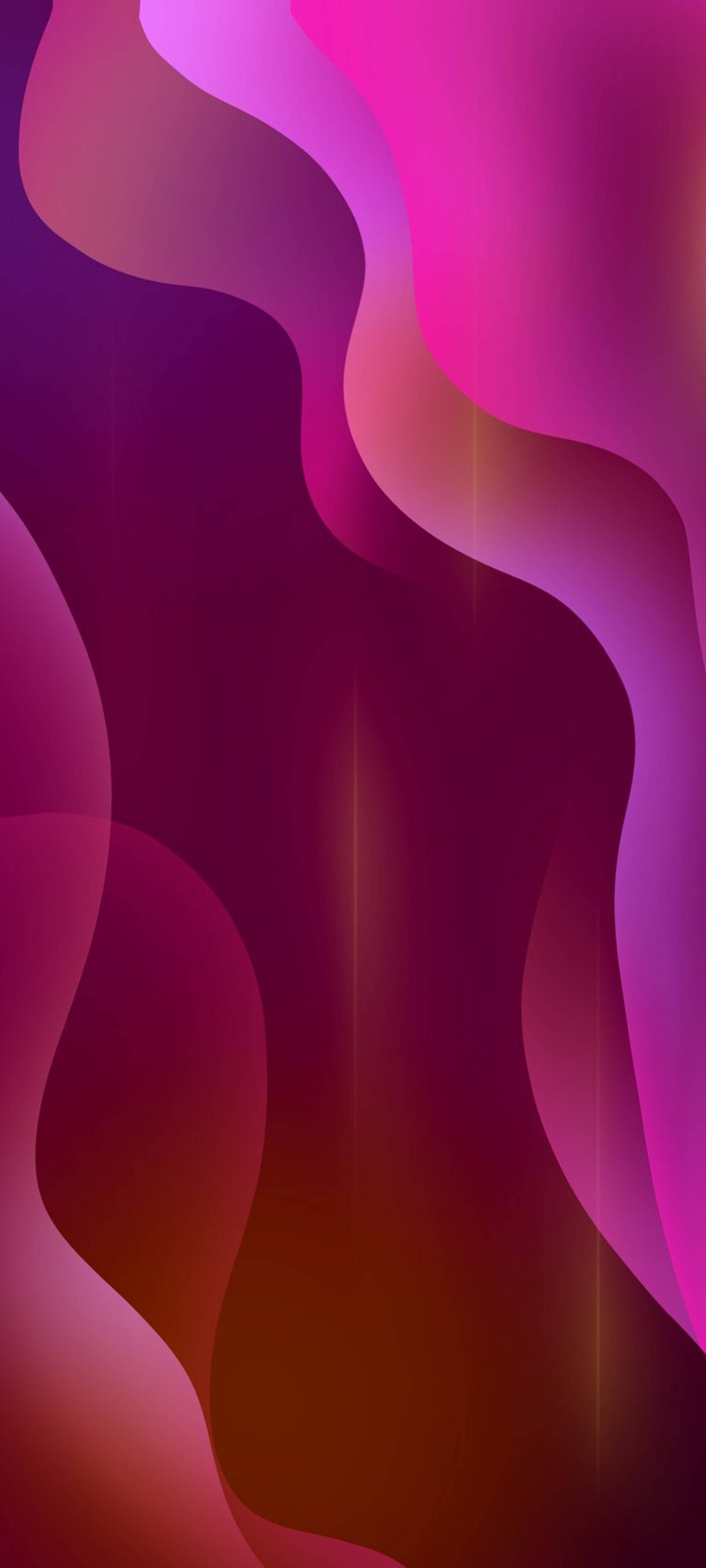 Samsung Galaxy S22 Pinke Bølger Wallpapers