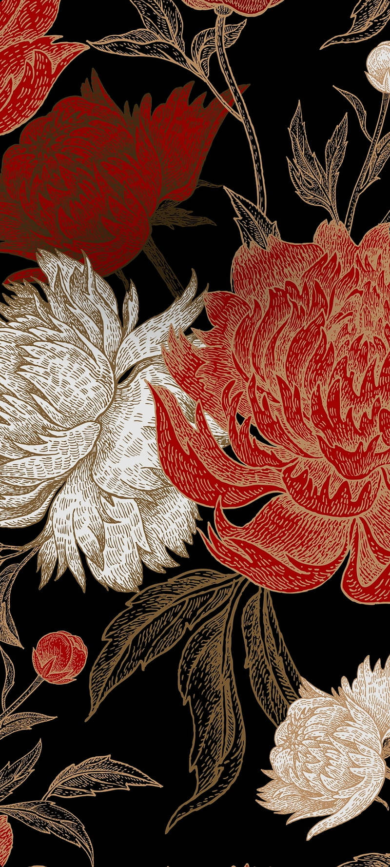 Samsung M21 Blomsteroliekunst Wallpapers