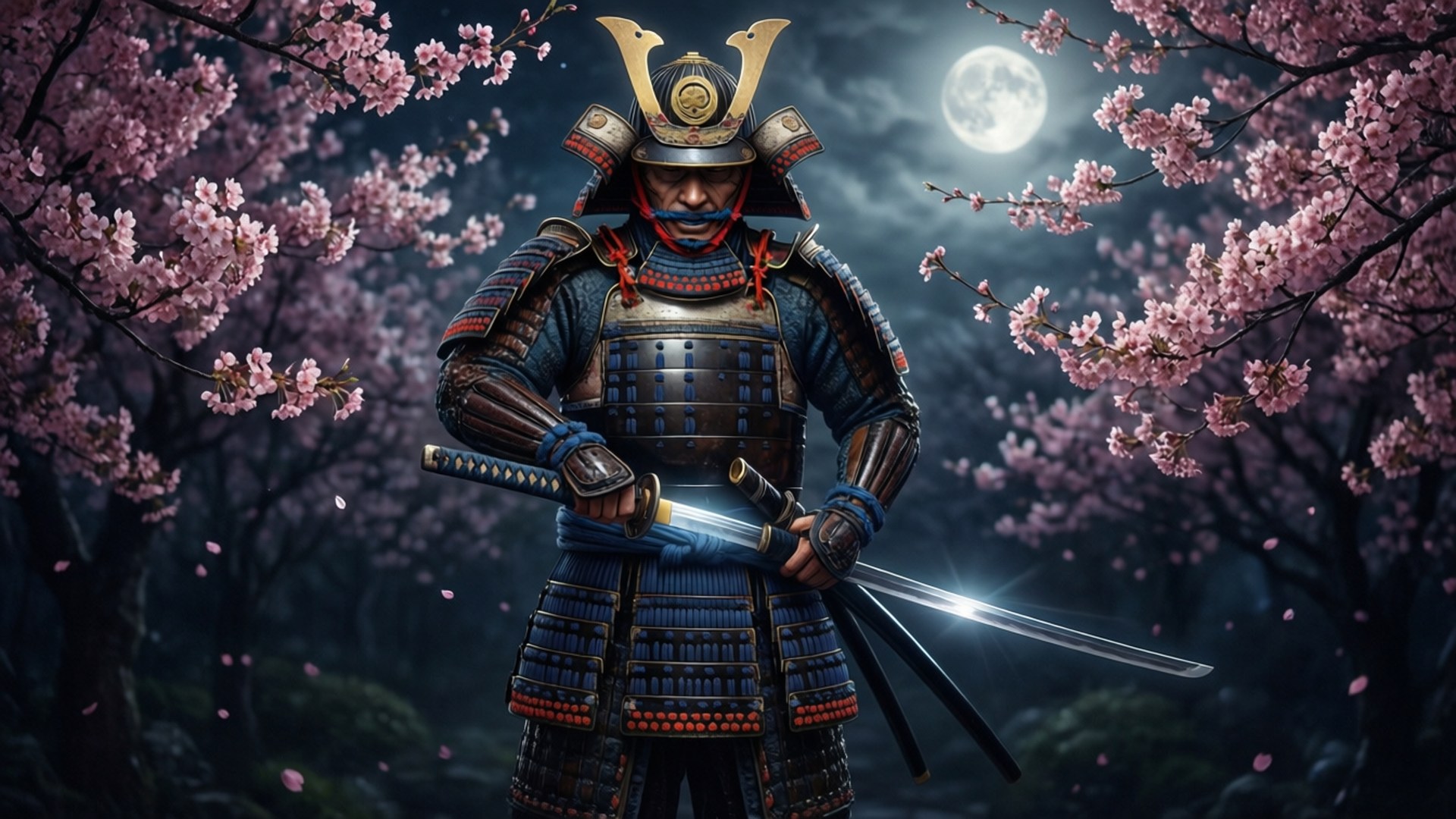 Samurai Måneskin OLED Wallpapers