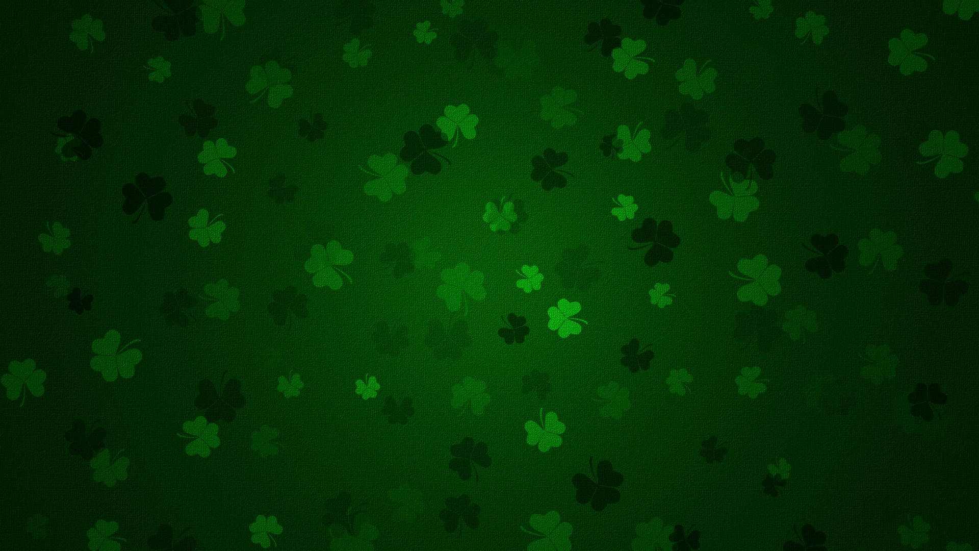 Sankt Patricks Dag med stofbaggrund Wallpapers