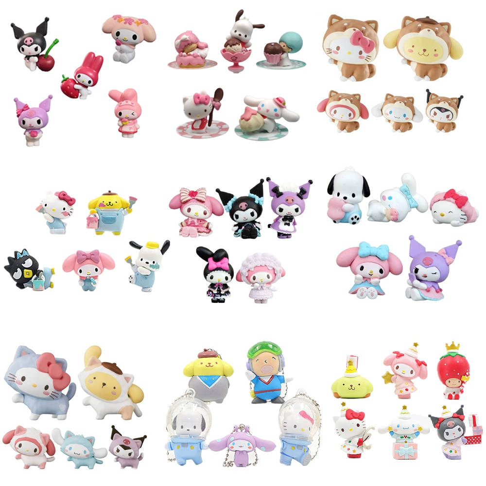 Sanrio Desktop Alle Legetøjsfigurer Wallpapers