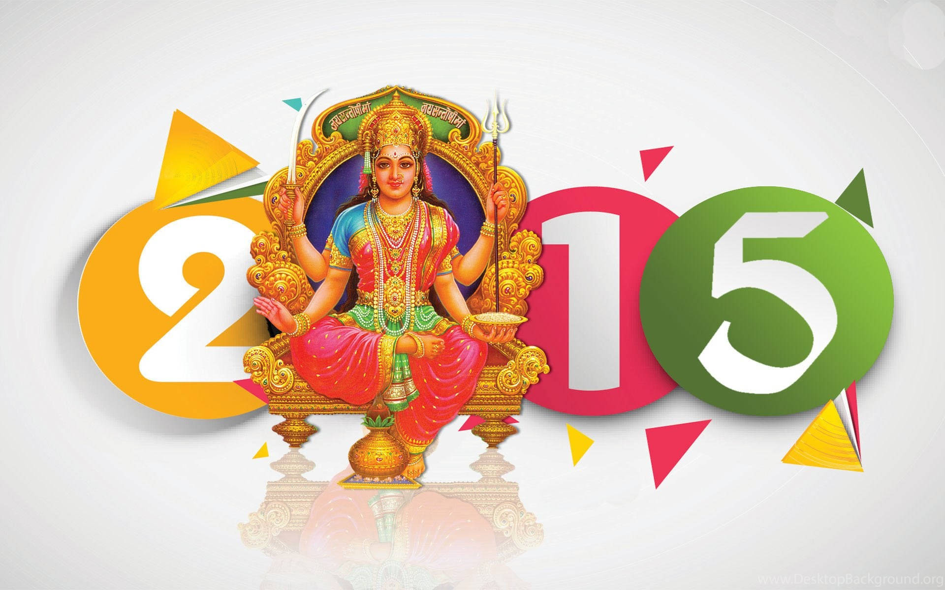 Santoshi Maa 2015 Grafisk Kunstværk Wallpapers