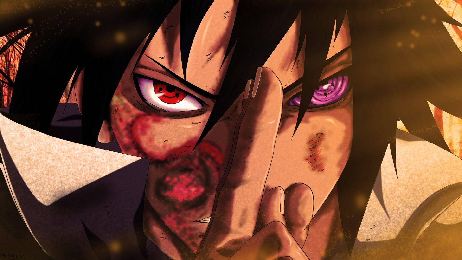 Sasuke, den mægtige og farlige ninja Wallpapers