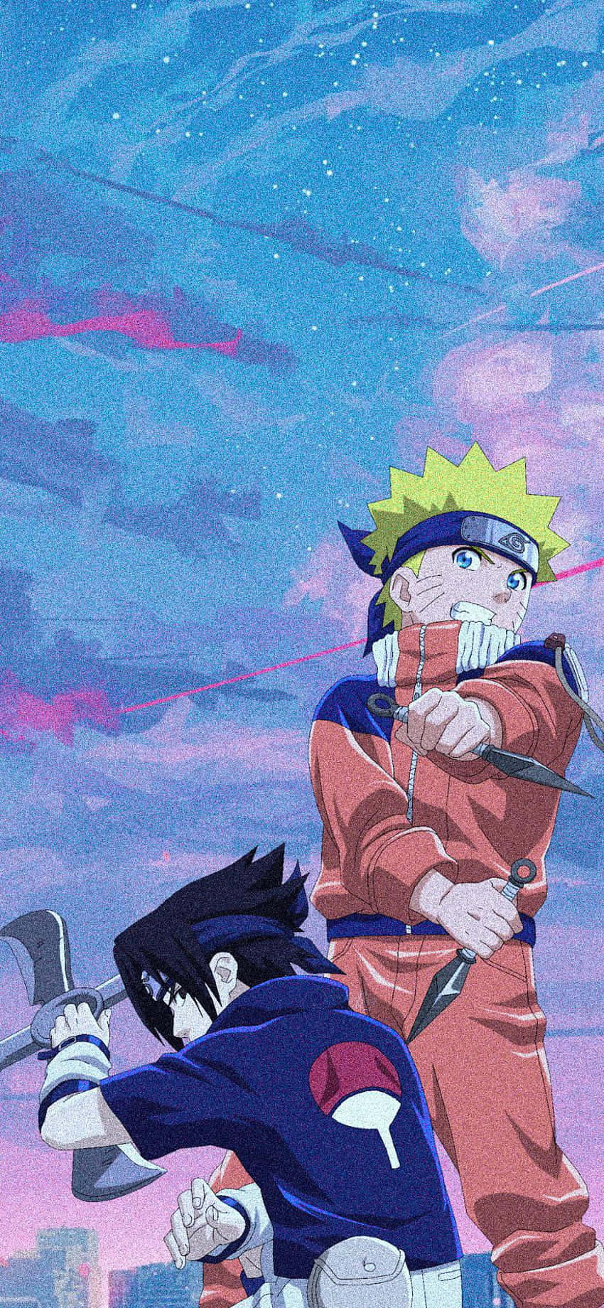 Sasuke og Naruto æstetisk telefon Wallpapers