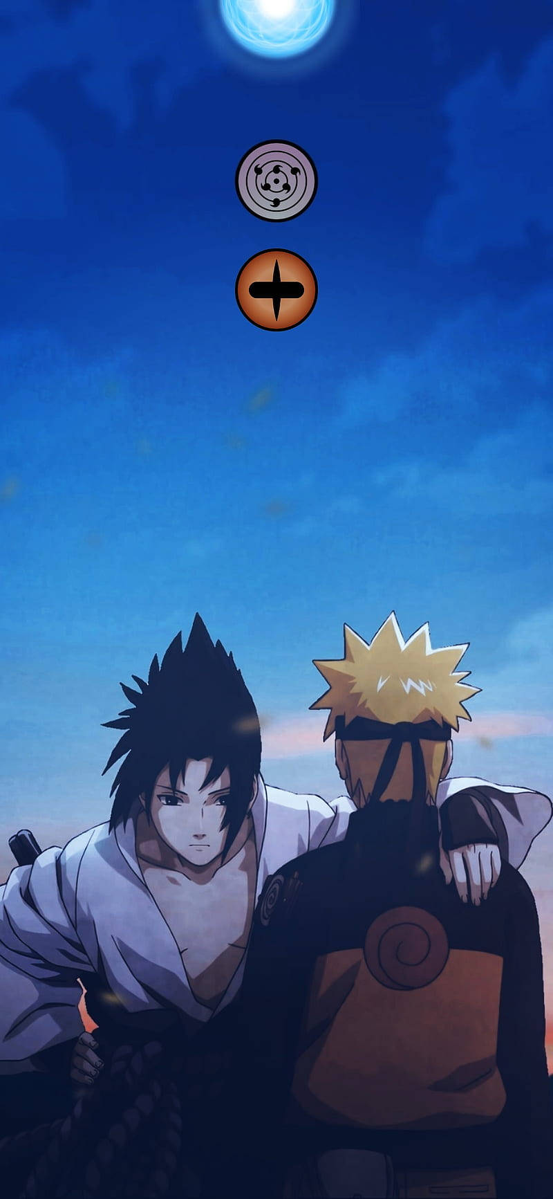 Sasuke og Naruto telefon Wallpapers