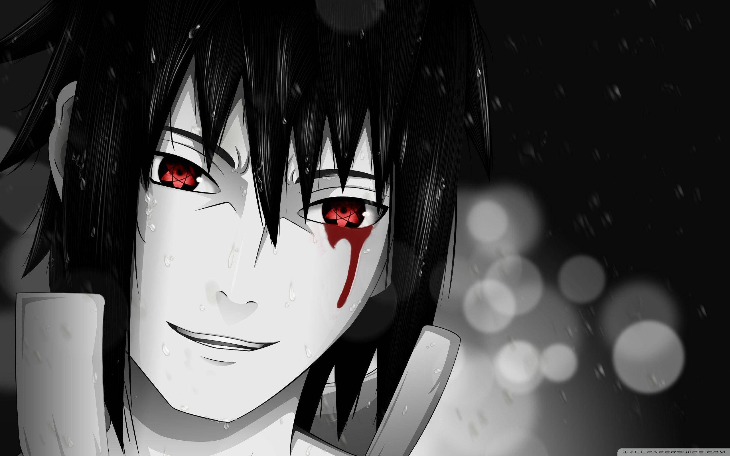 Sasuke Uchiha Anime Blødende Øjne Wallpapers