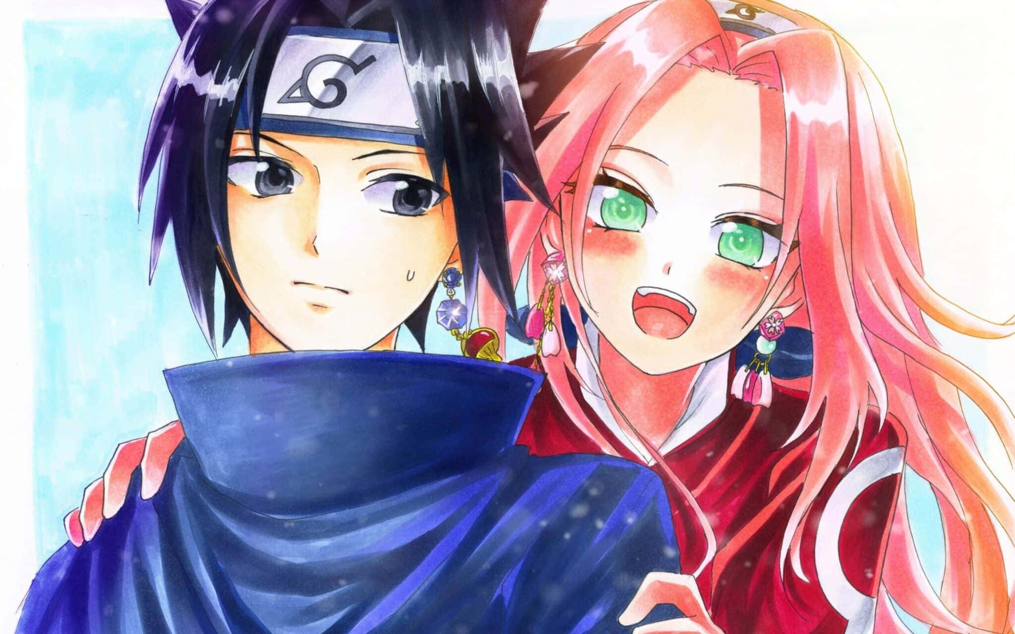 Sasuke Uchiha, en af de mest magtfulde ninjaer i Naruto-universet Wallpapers