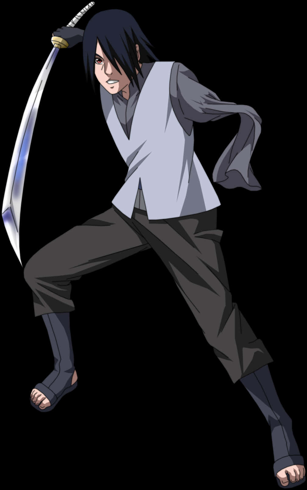 Sasuke Uchiha klar til kamp Wallpapers