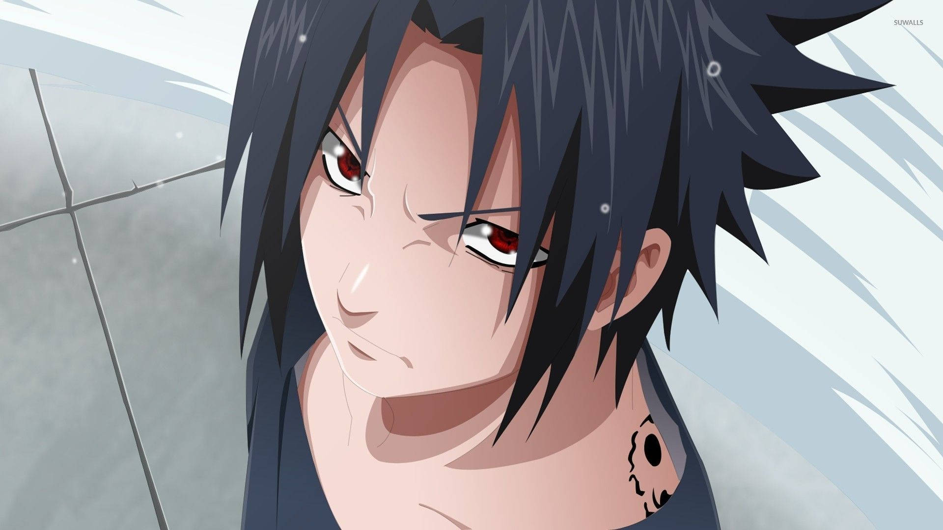 Sasuke Uchihas forbandelsesmærke-tatovering Wallpapers