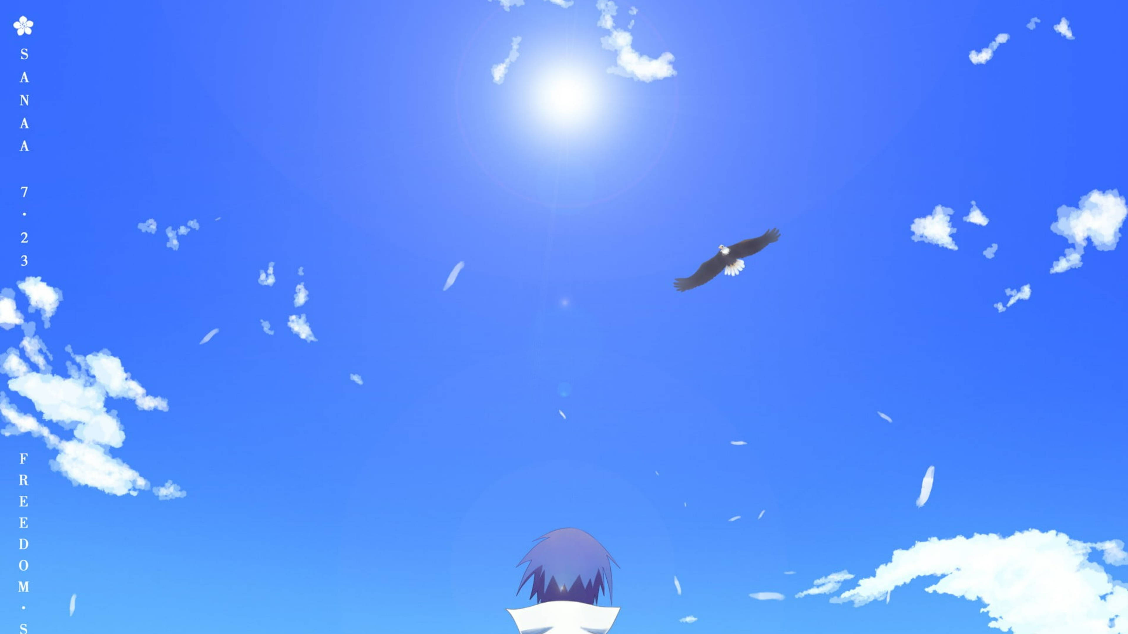 Sasuke under solrig himmel Wallpapers
