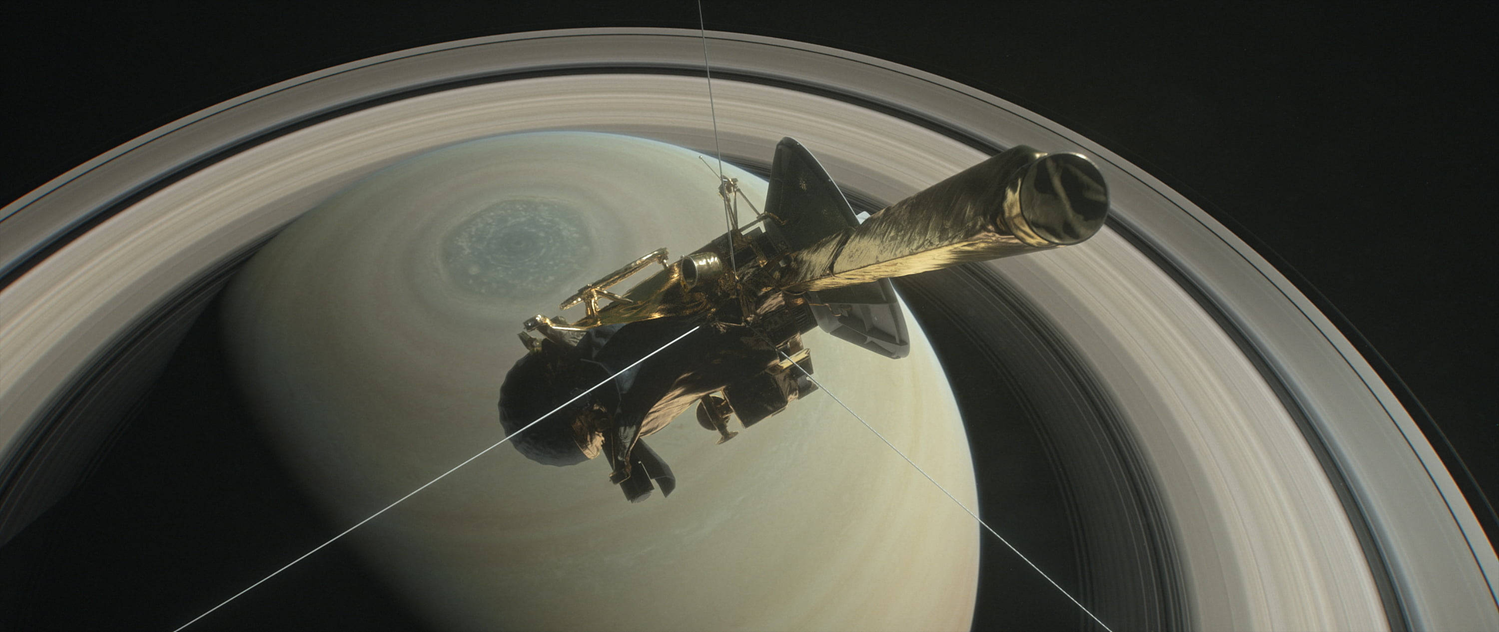 Satellit Saturn 4K Wallpapers