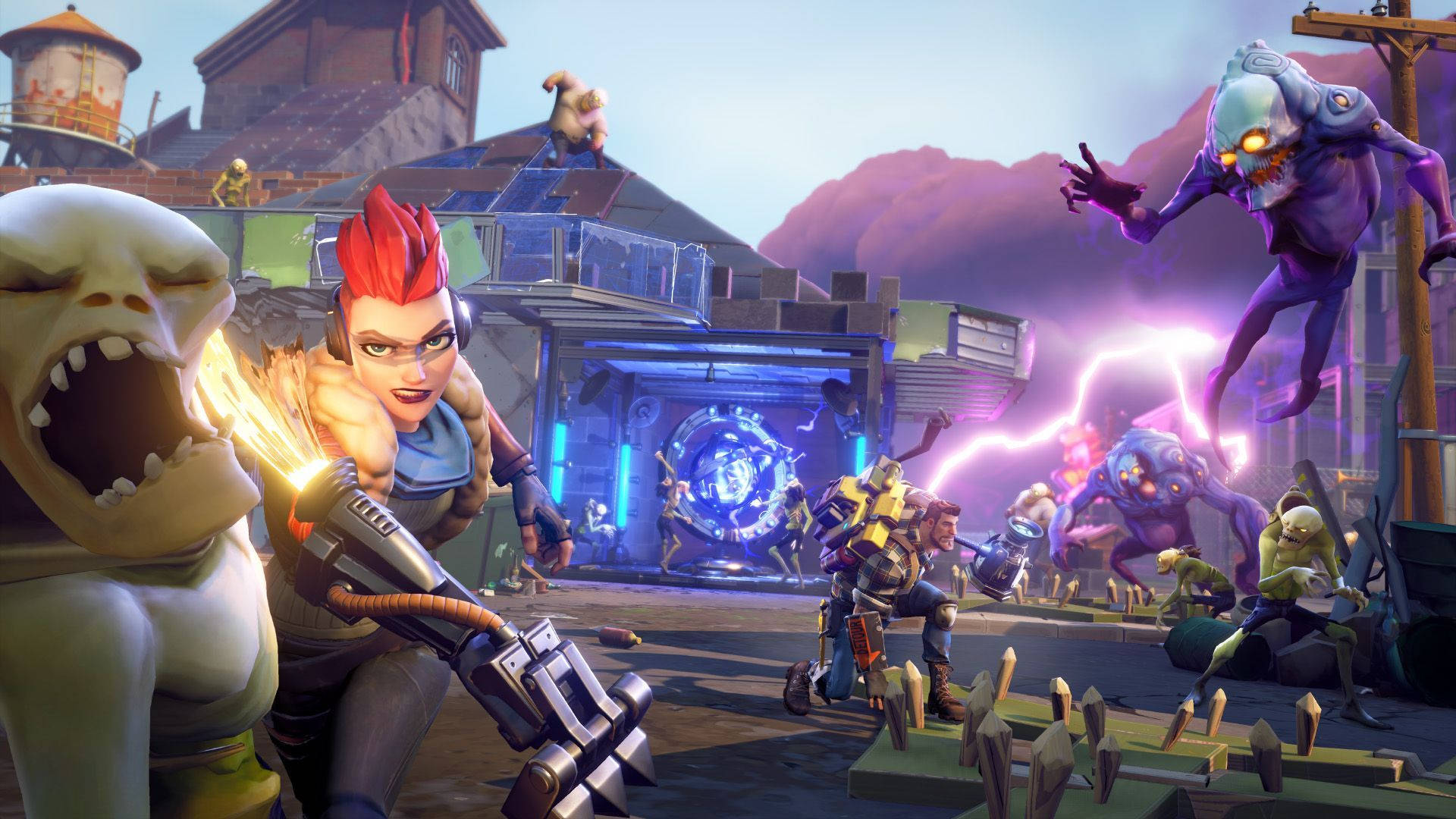 Save the world-tilstand i Fortnite, Spillere vs. Zombier HD wallpaper. — Fortnite Wallpapers