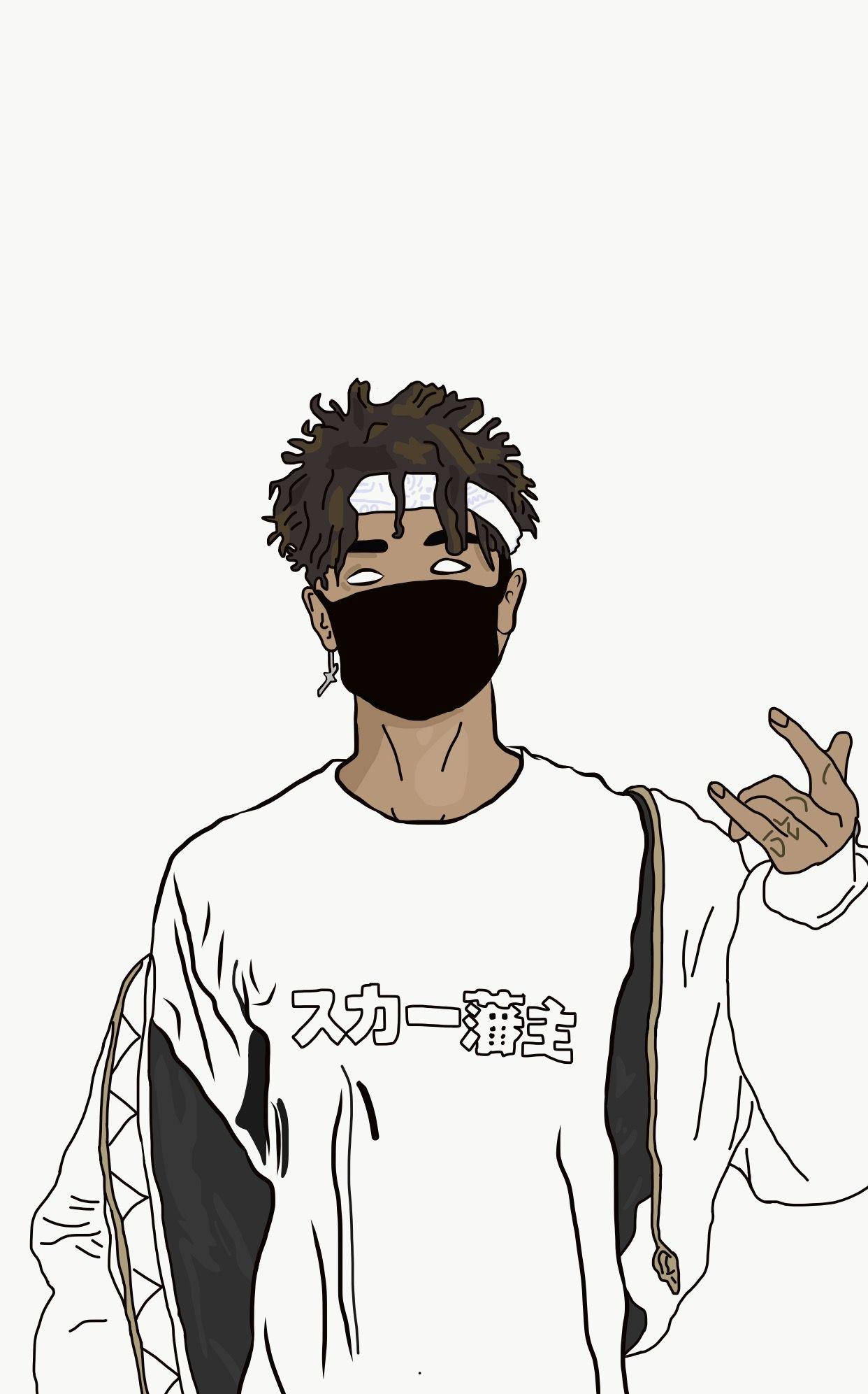 Scarlxrd Hvid Æstetik Wallpapers