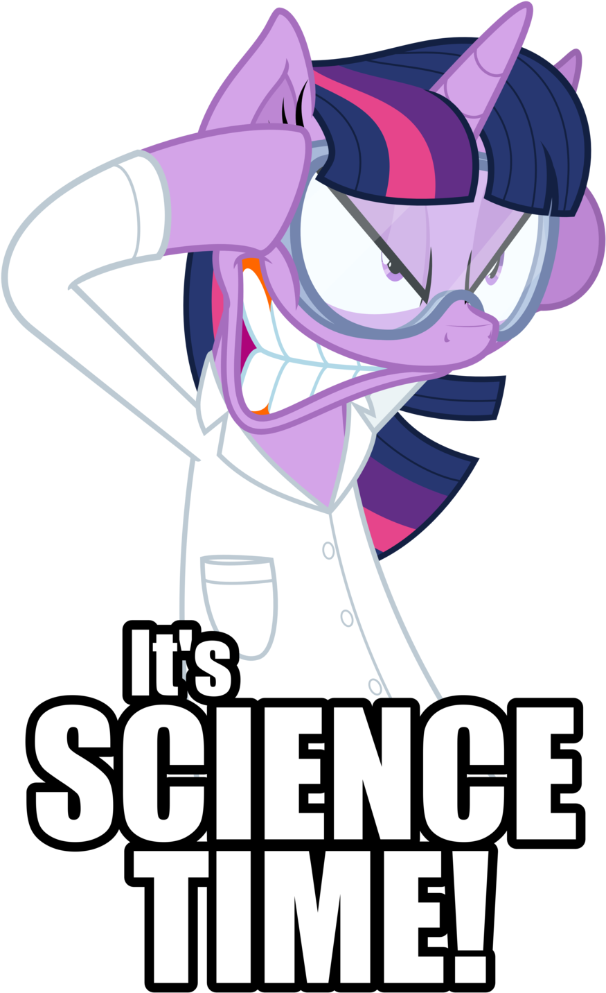 Science Time_ Animeret figur i positur Wallpapers