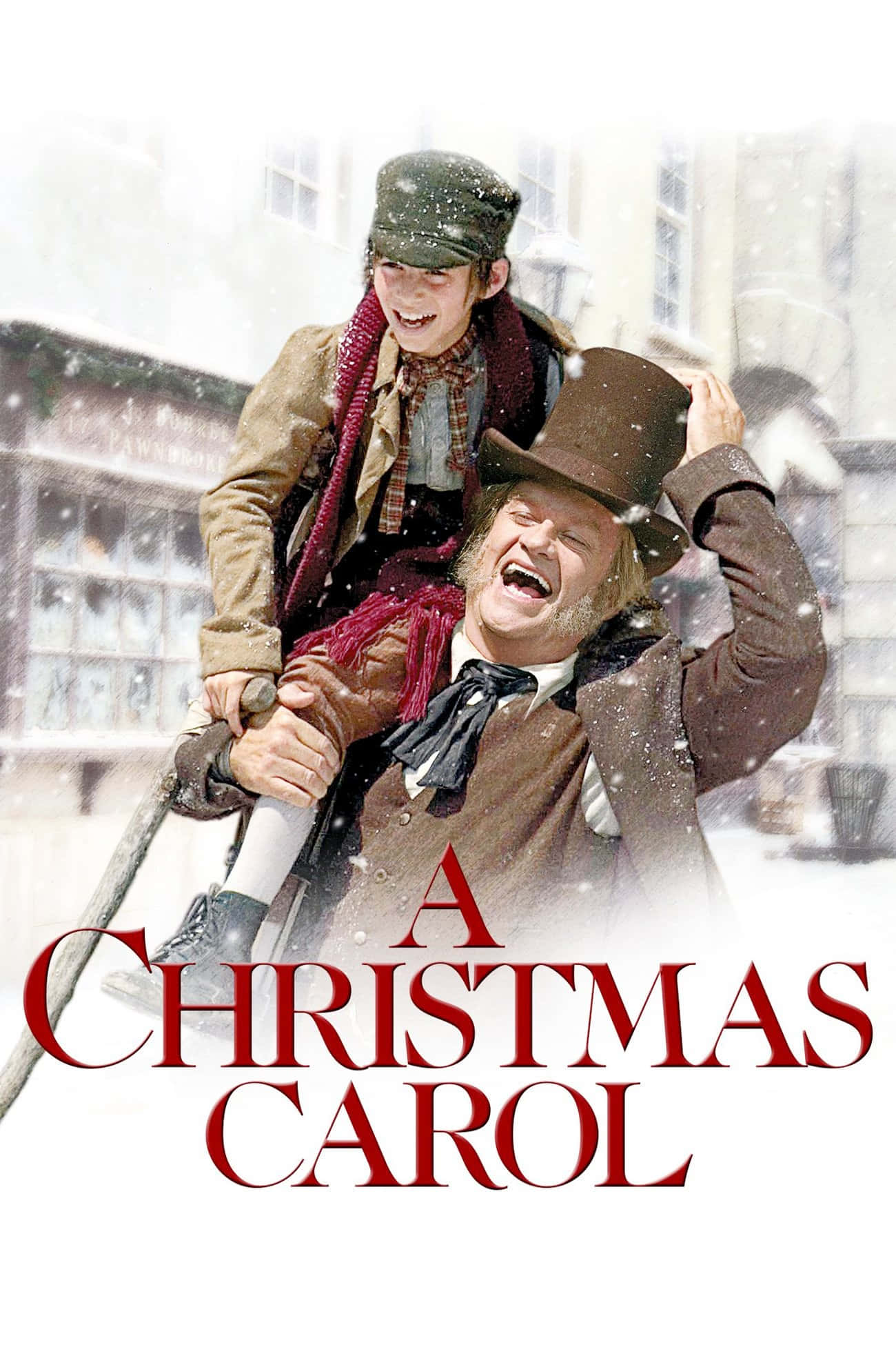 Scrooge får et hjerteskifte i Charles Dickens' Julefortælling Wallpapers