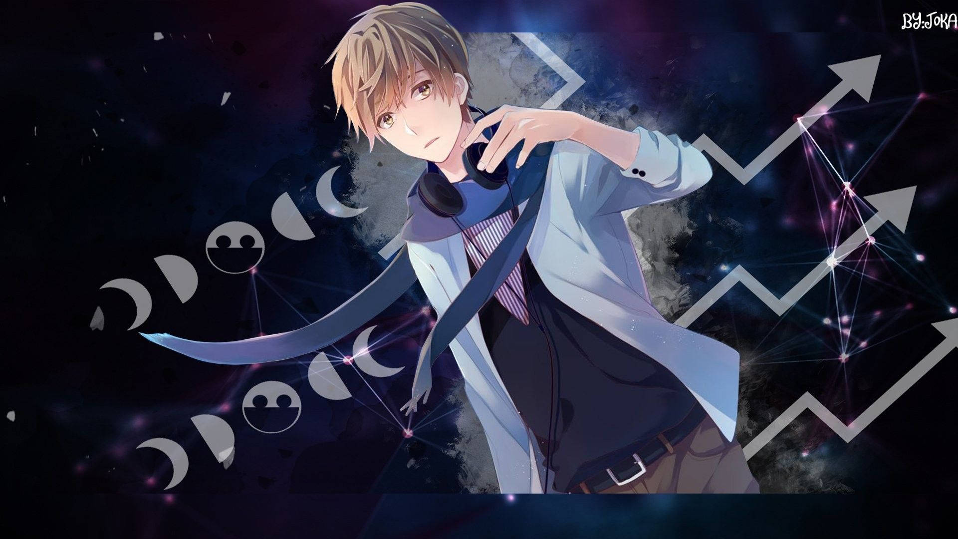 Sød anime PFP charmerende fyr Wallpapers