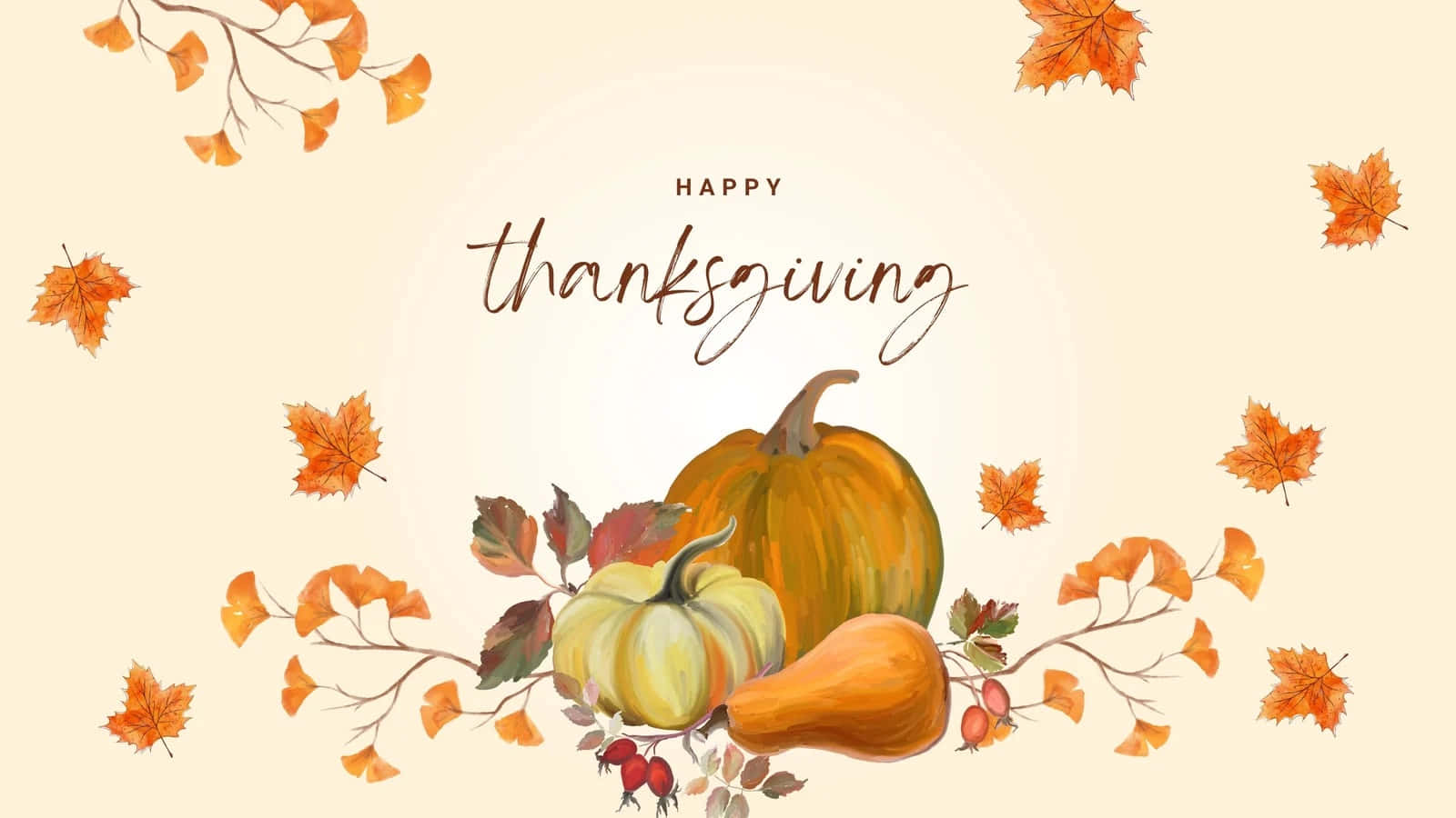 Sød baggrund til Thanksgiving Wallpapers