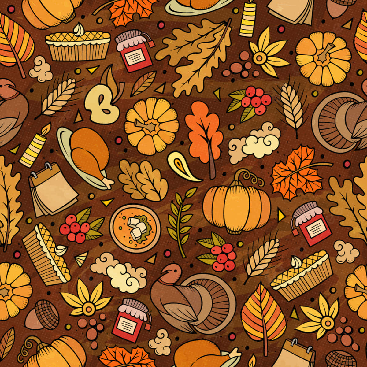 Sød baggrund til Thanksgiving Wallpapers