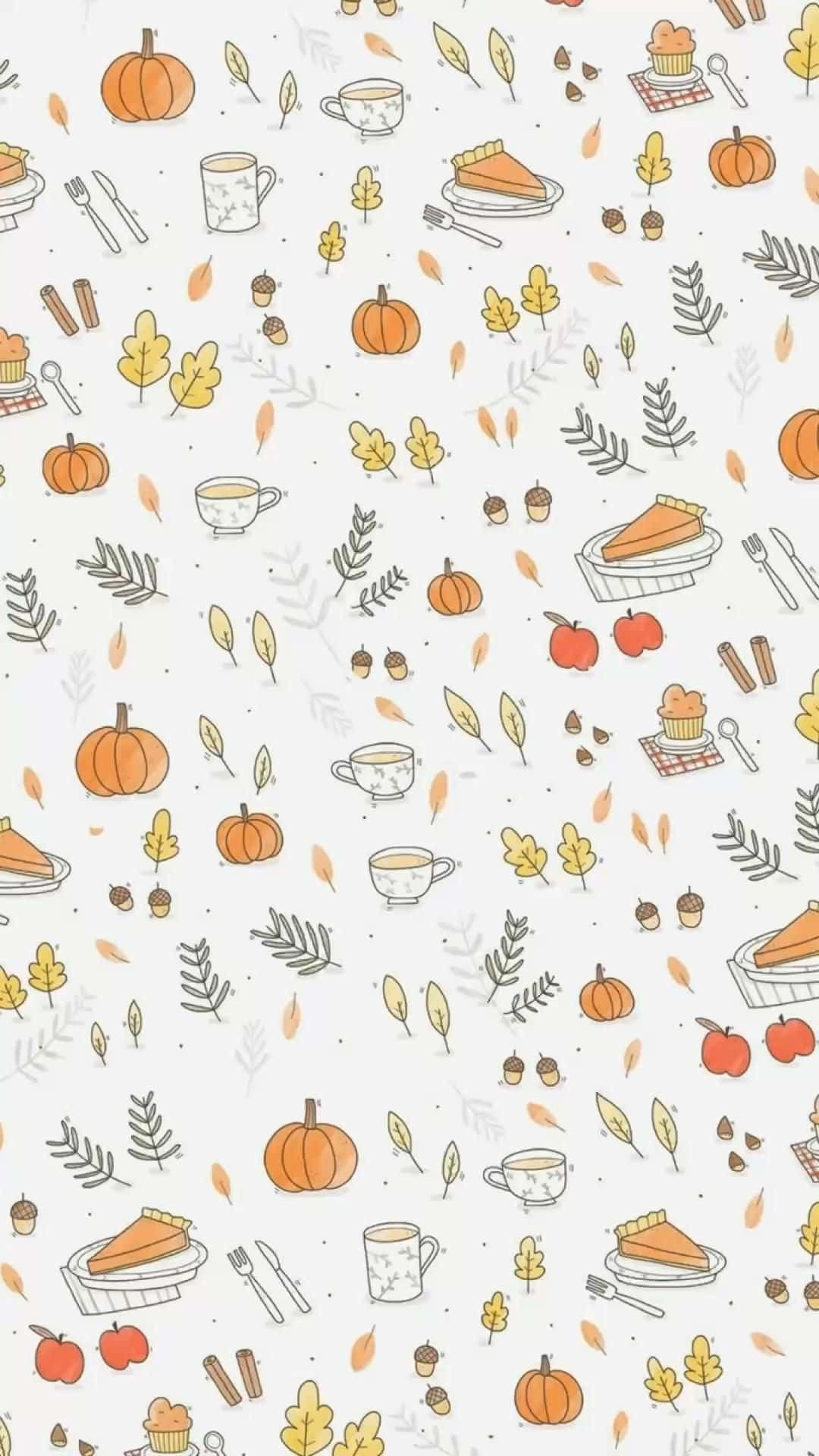 Sød baggrund til Thanksgiving Wallpapers