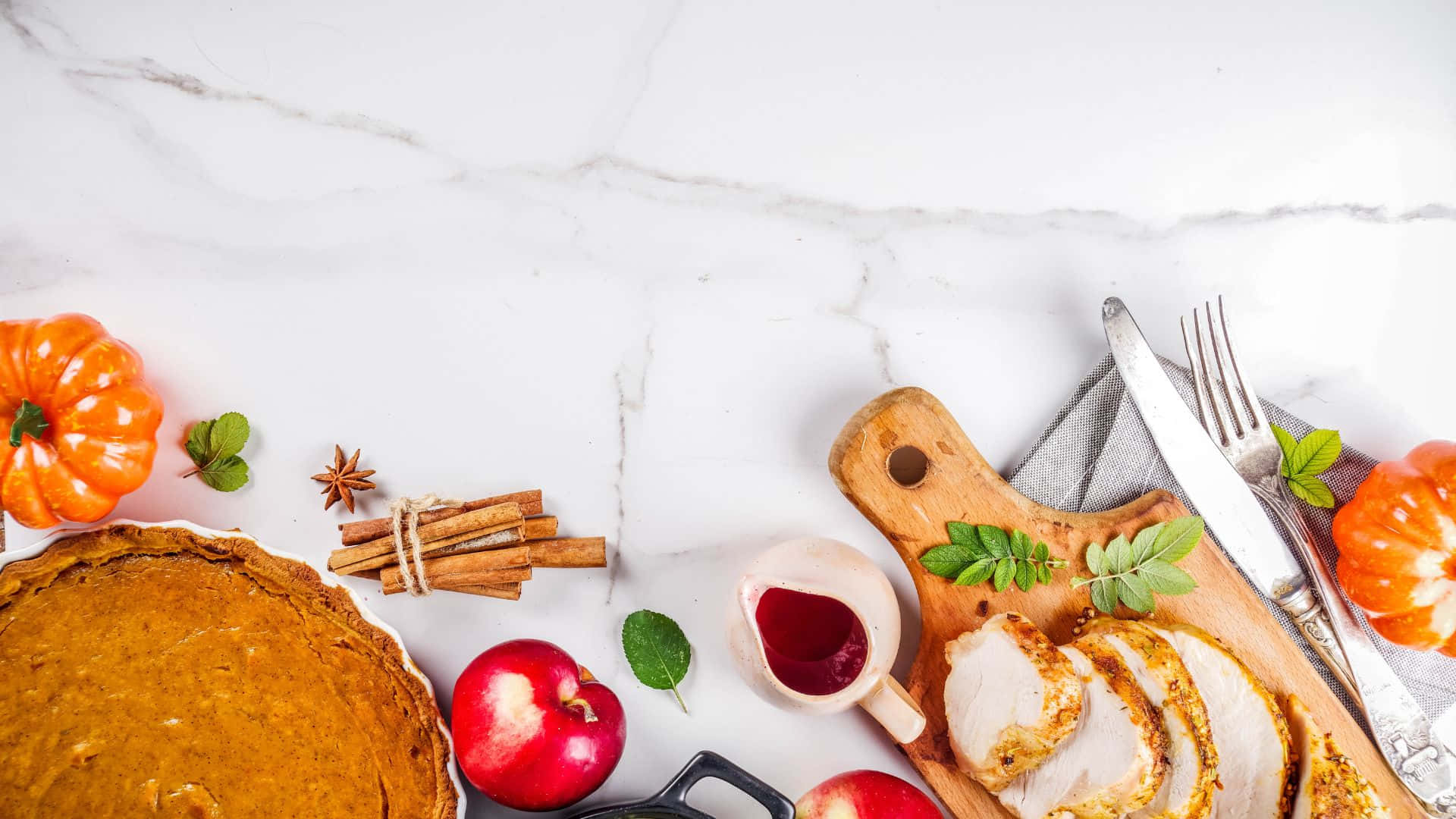 Sød baggrund til Thanksgiving Wallpapers