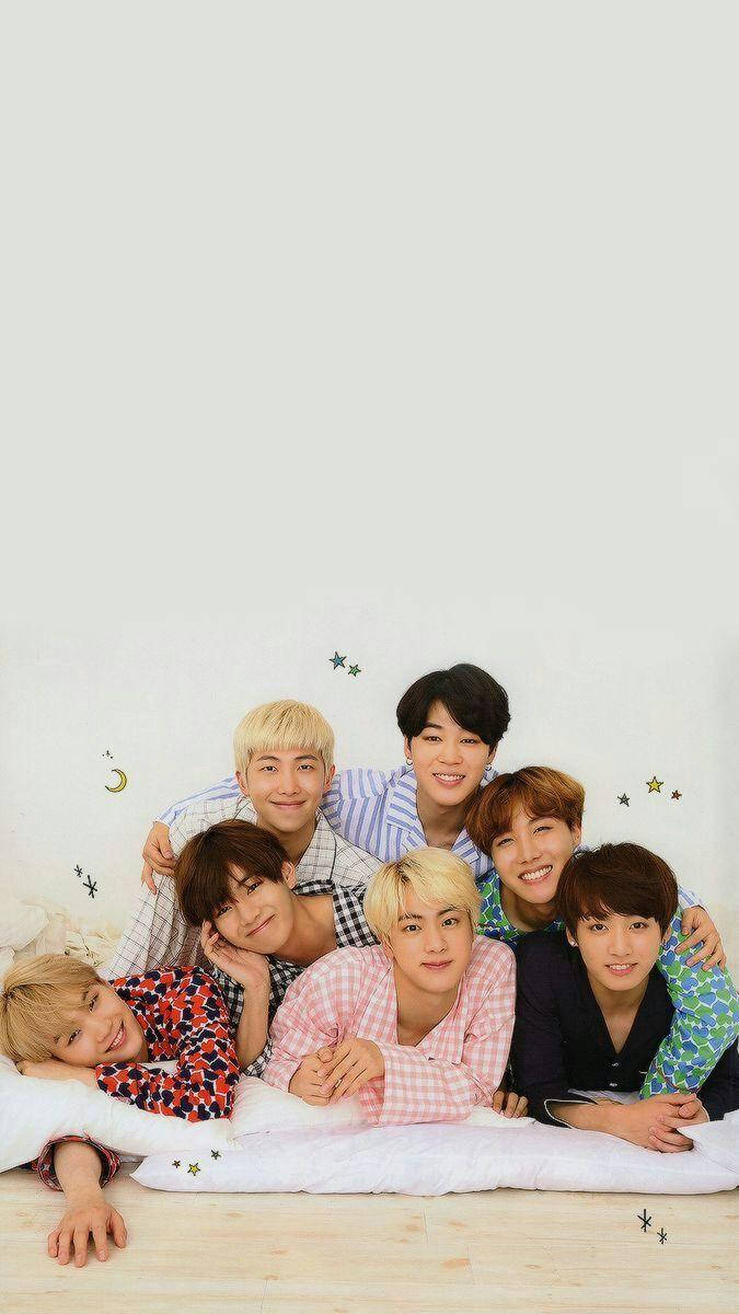 Sød BTS i pyjamas Wallpapers