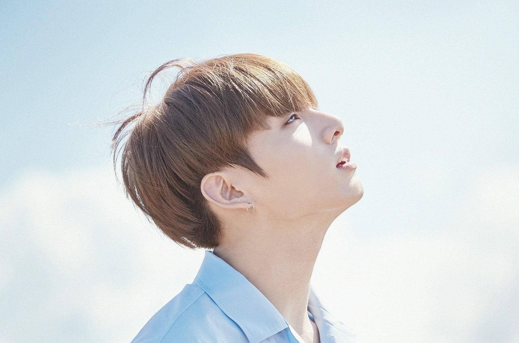 Sød BTS Jungkook sideprofil Wallpapers