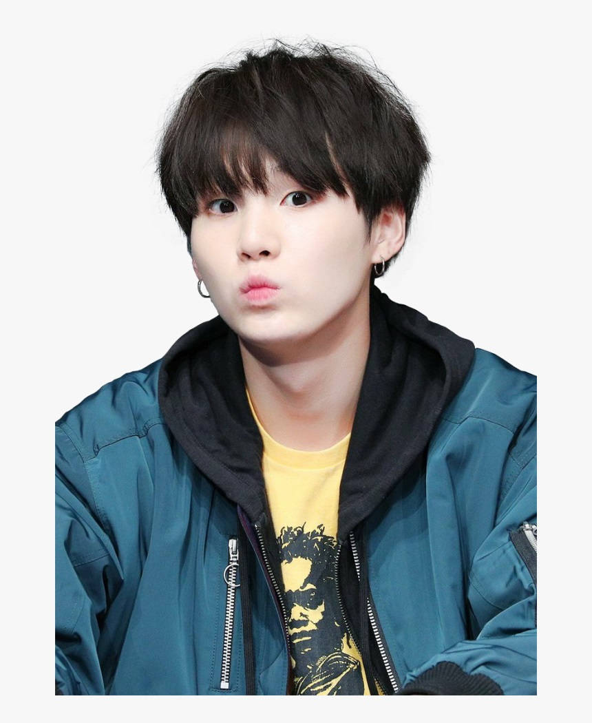 Sød BTS Suga der smøler Wallpapers